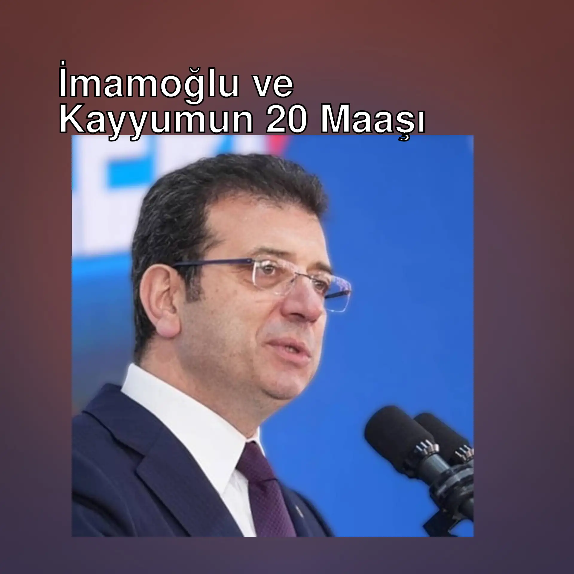 İmamoğlu'nun şirketine atanan kayyum konuşma yapıyor.