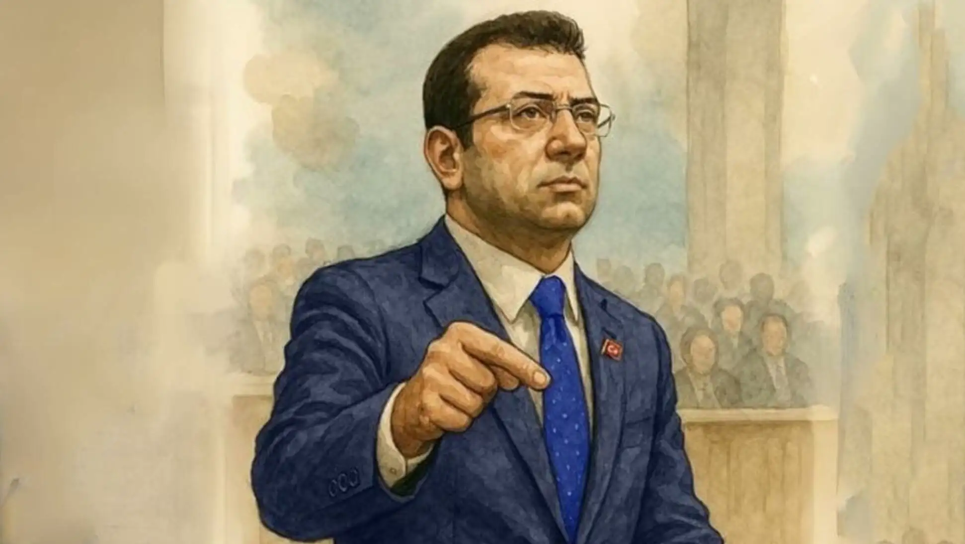 Ekrem İmamoğlu, adalet vurgusu yapıyor. Ekrem İmamoğlu, adalet vurgusu yapıyor.