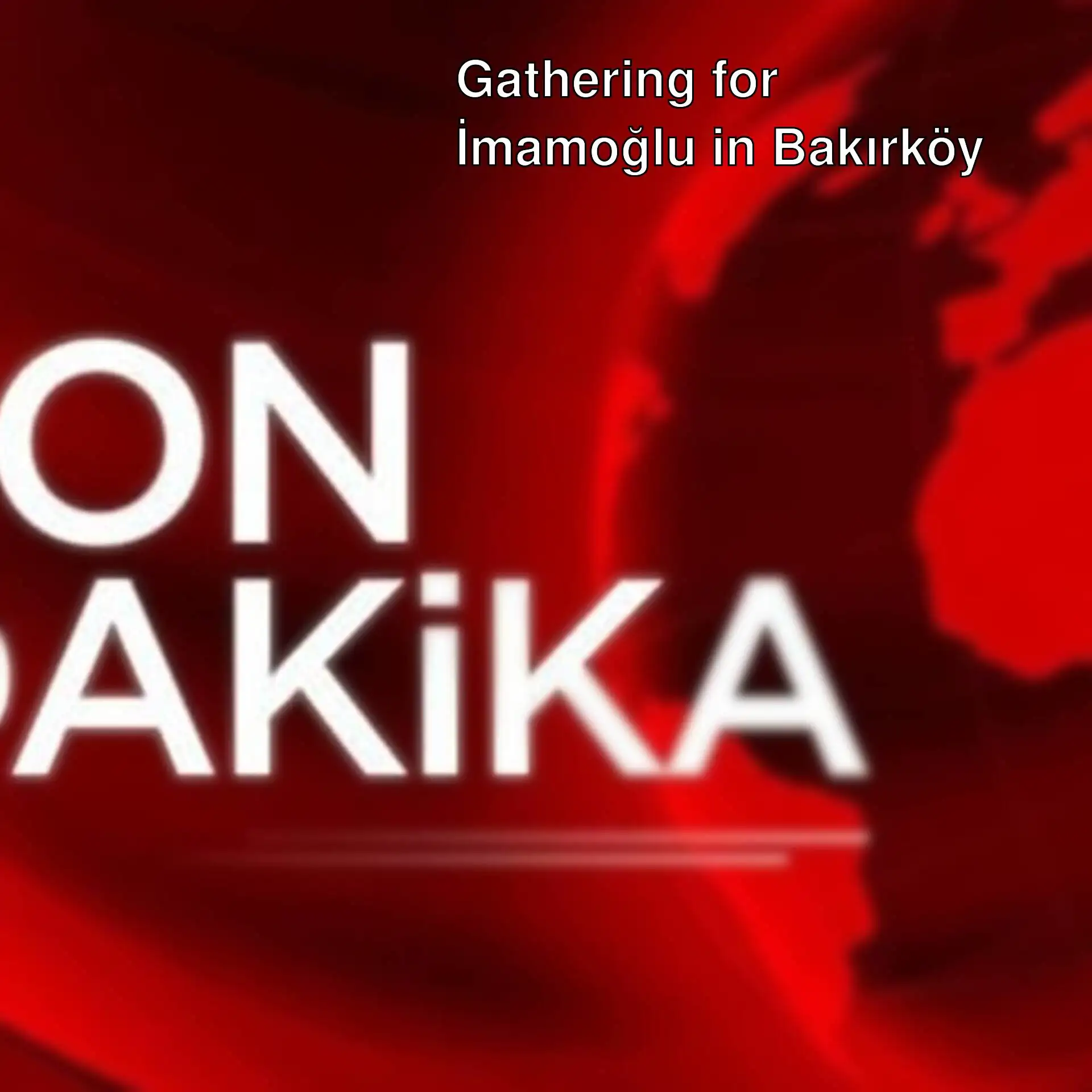 Tens of thousands gathered in Bakırköy for İmamoğlu. Tens of thousands gathered in Bakırköy for İmamoğlu.