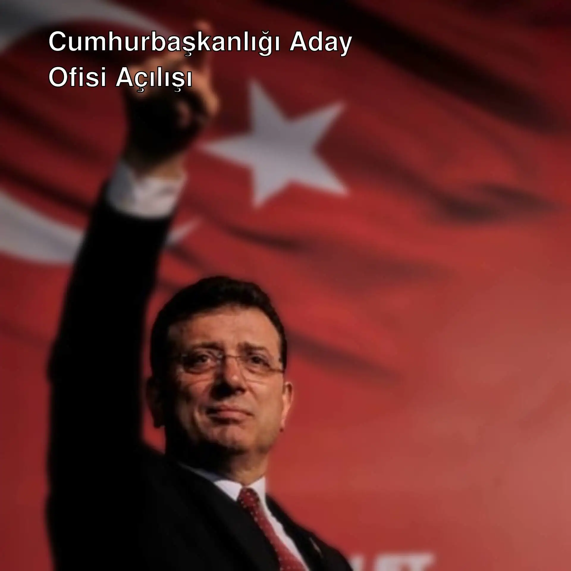 Ekrem İmamoğlu, Cumhurbaşkanlığı Aday Ofisi açılışında. Ekrem İmamoğlu, Cumhurbaşkanlığı Aday Ofisi açılışında.