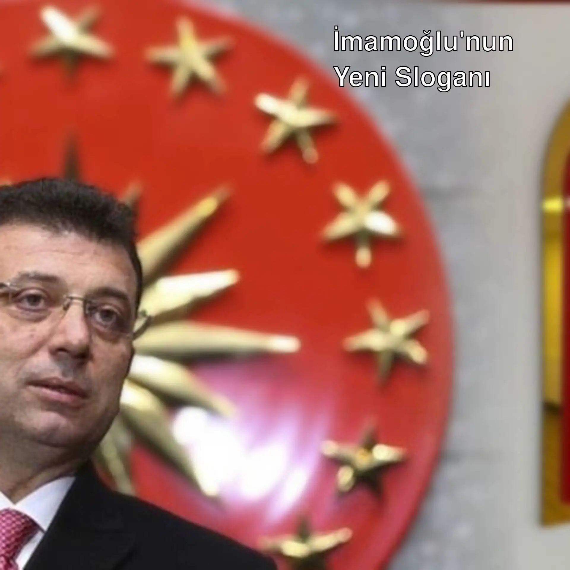 Ekrem İmamoğlu, Cumhurbaşkanlığı Aday Ofisi açılışında.