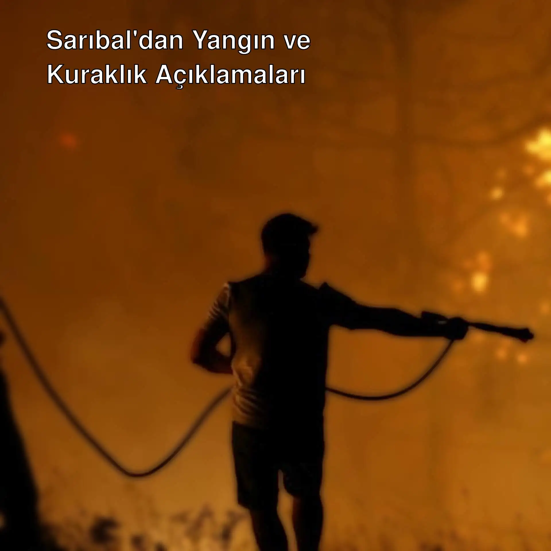 Yangınla mücadele eden insanlar Yangınla mücadele eden insanlar