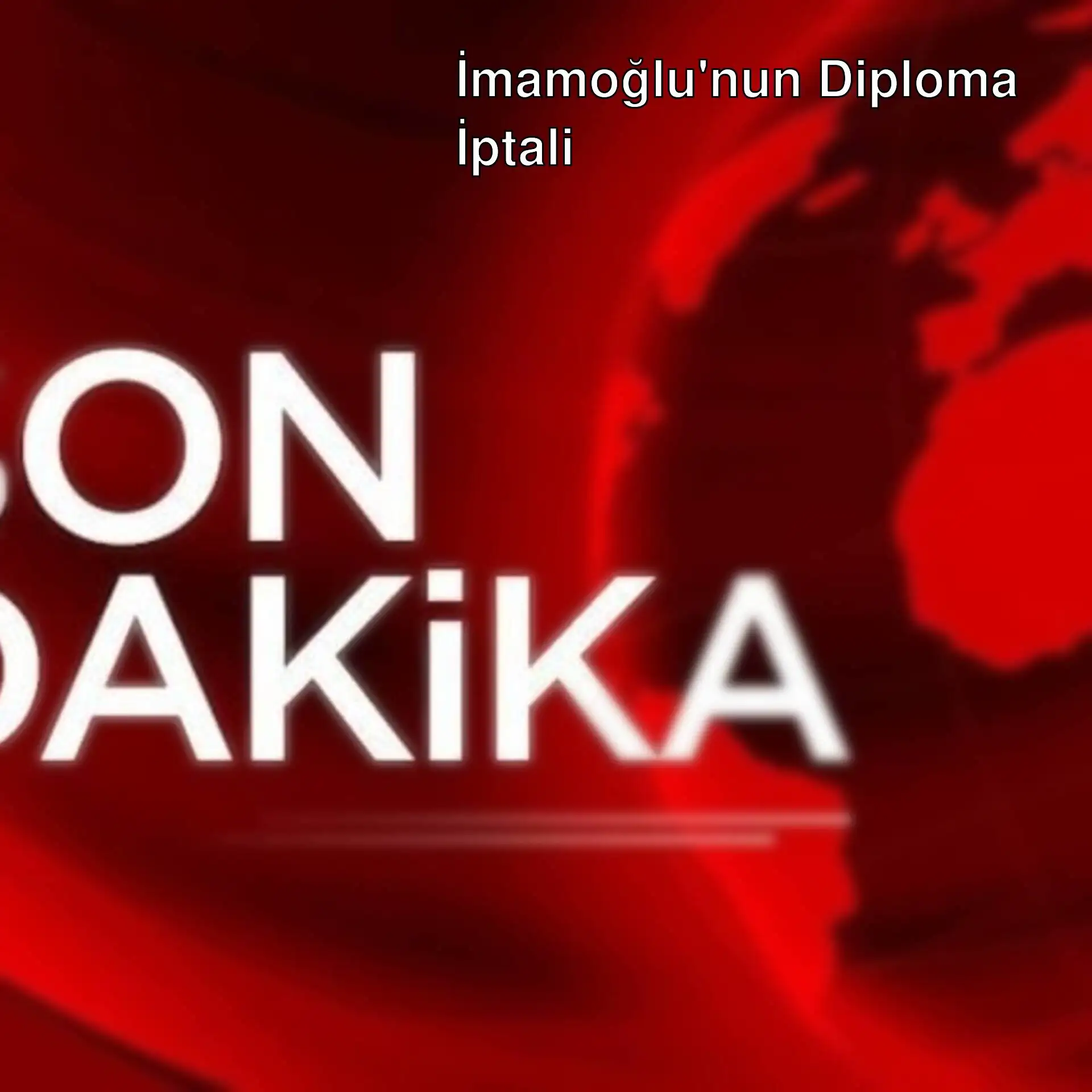 İmamoğlu'nun diploma iptali ile ilgili bir görsel. İmamoğlu'nun diploma iptali ile ilgili bir görsel.
