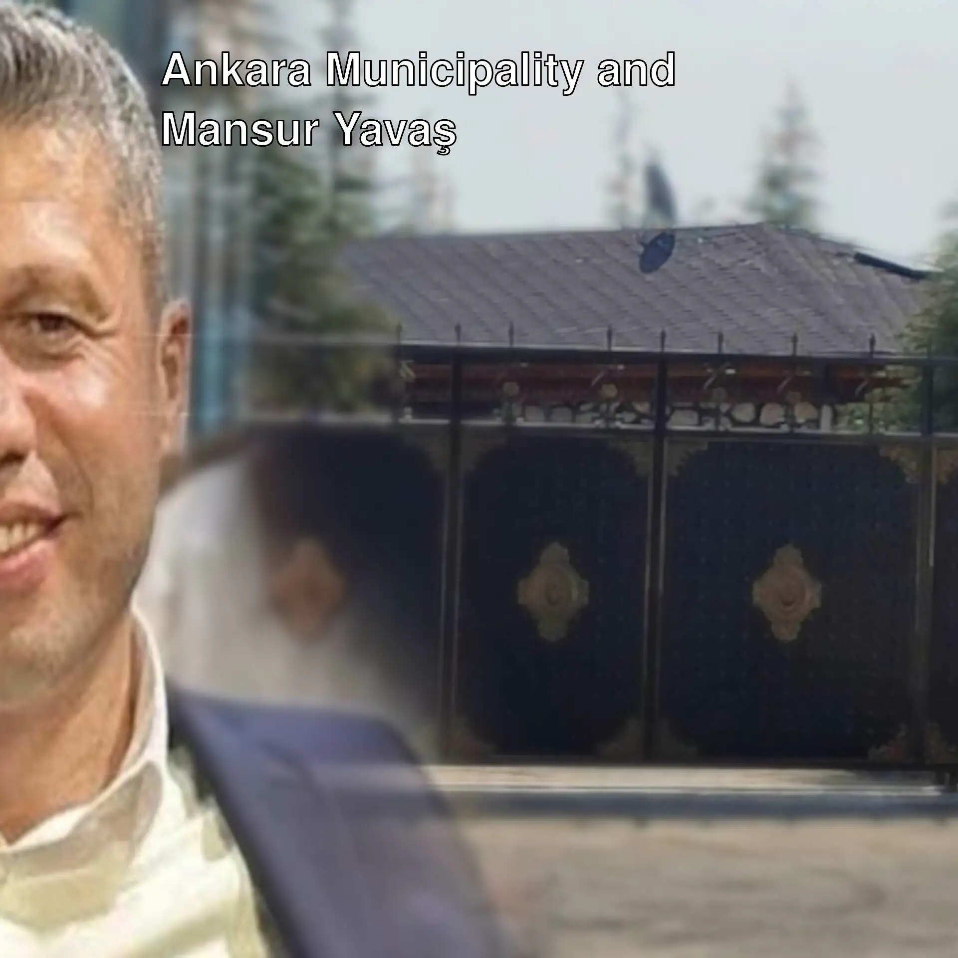 A man standing in front of a gate. A man standing in front of a gate.