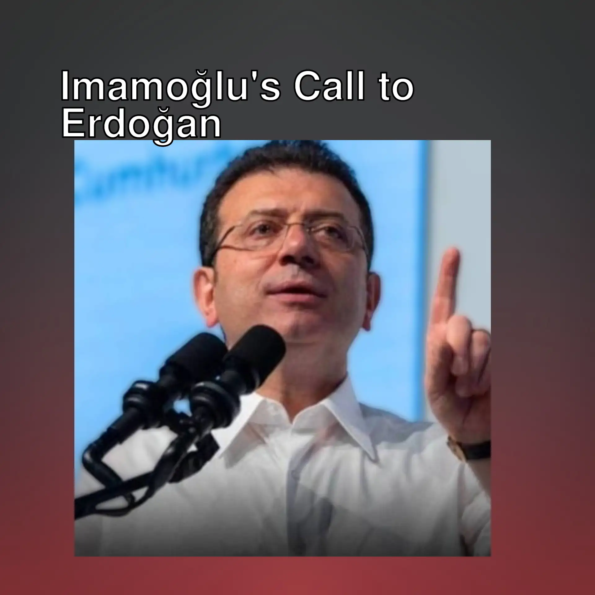 Ekrem İmamoğlu reminds of his master's degree.