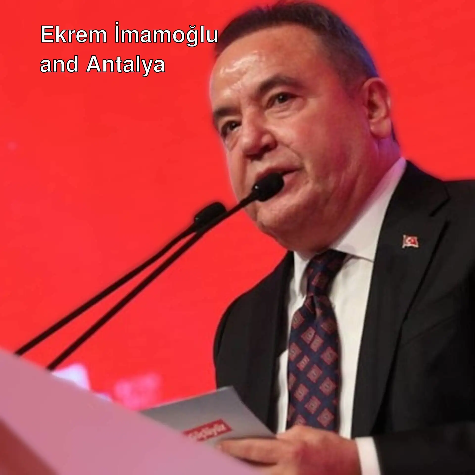 Muhittin Böcek, Antalya Mayor Muhittin Böcek, Antalya Mayor