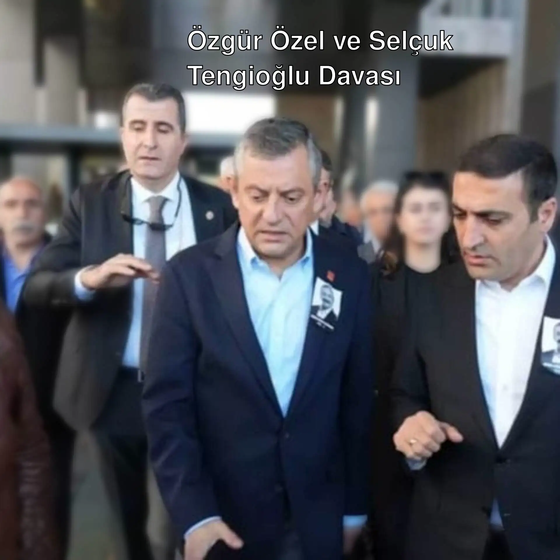 CHP lideri Özgür Özel'e saldıran Selçuk Tengioğlu hakim karşısında.