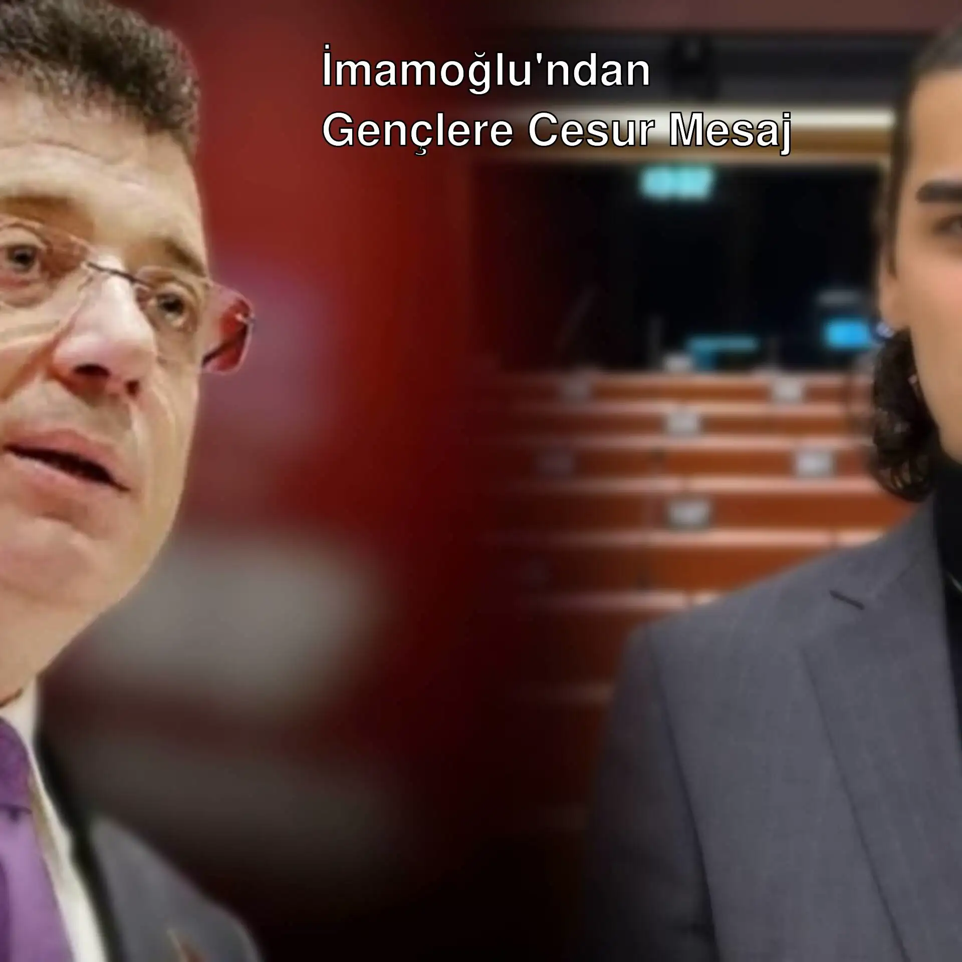 Ekrem İmamoğlu, gençlere cesur bir mesaj veriyor.