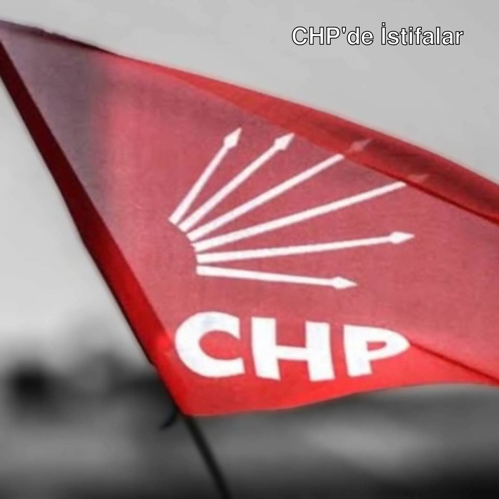 CHP'de istifalar ile ilgili bir haber görseli. CHP'de istifalar ile ilgili bir haber görseli.