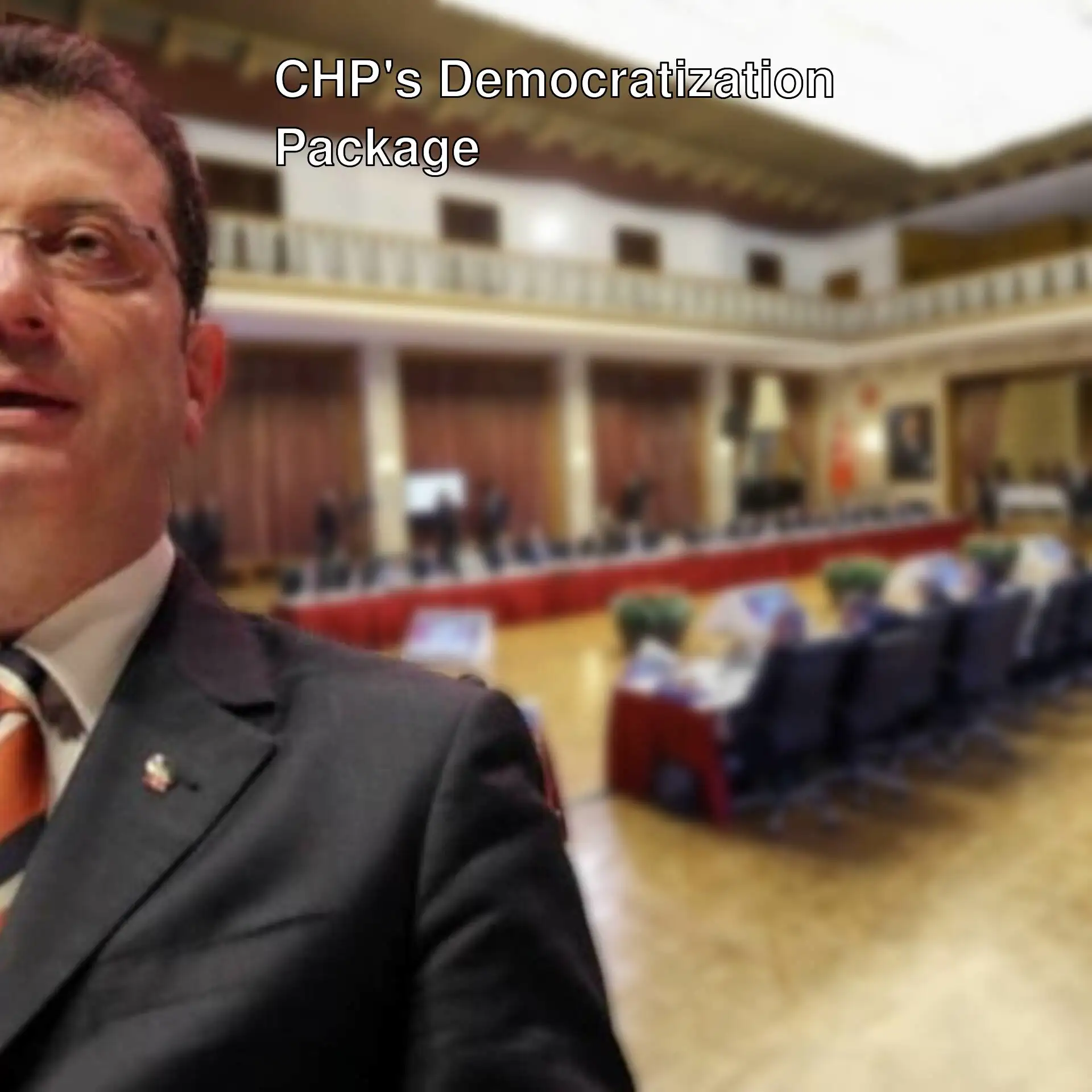CHP's democratization package meeting.