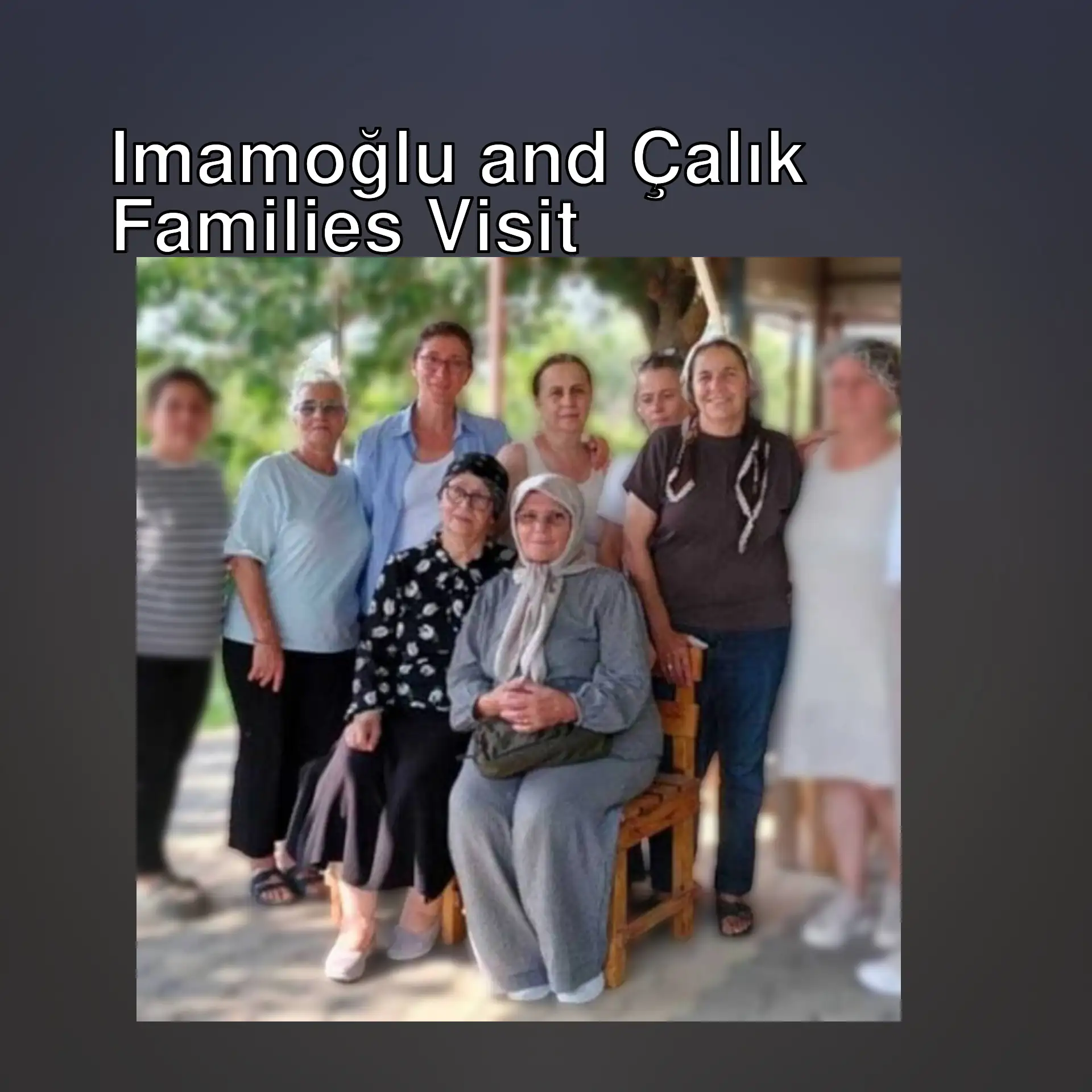 Imamoğlu and Çalık families pose together. Imamoğlu and Çalık families pose together.