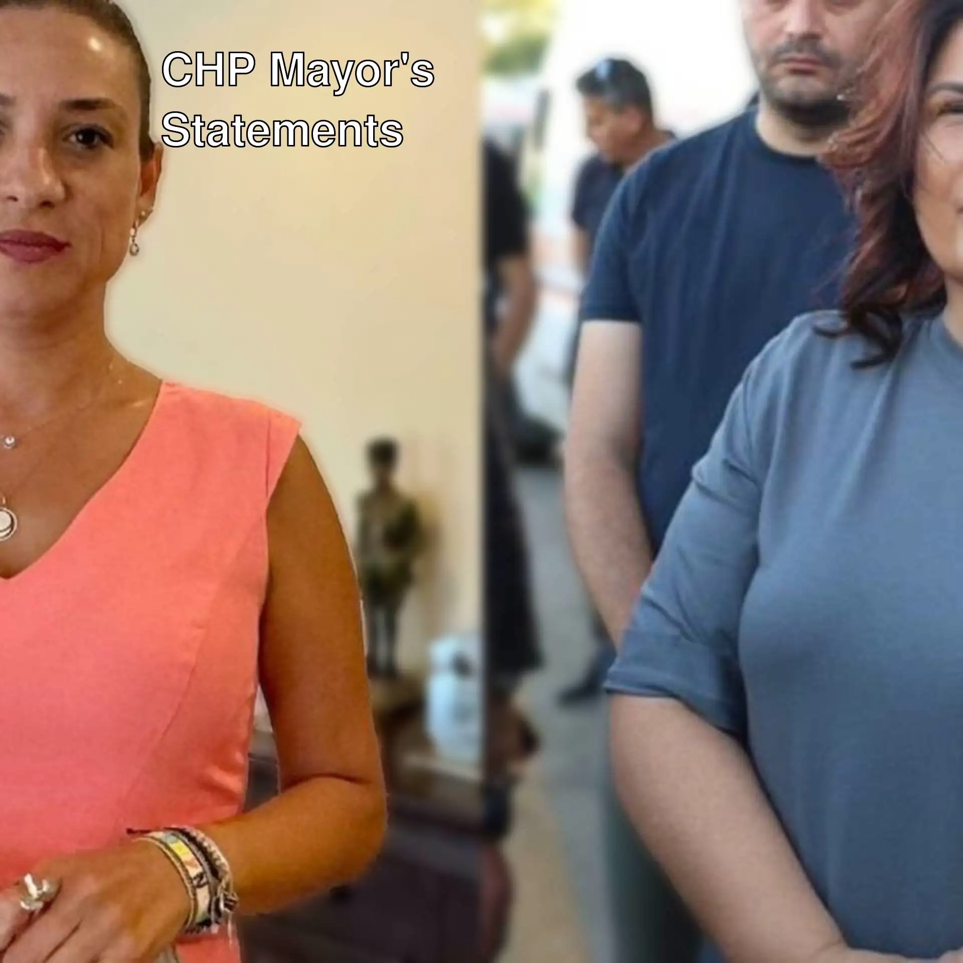 Remarkable statement from CHP's female mayor. Remarkable statement from CHP's female mayor.