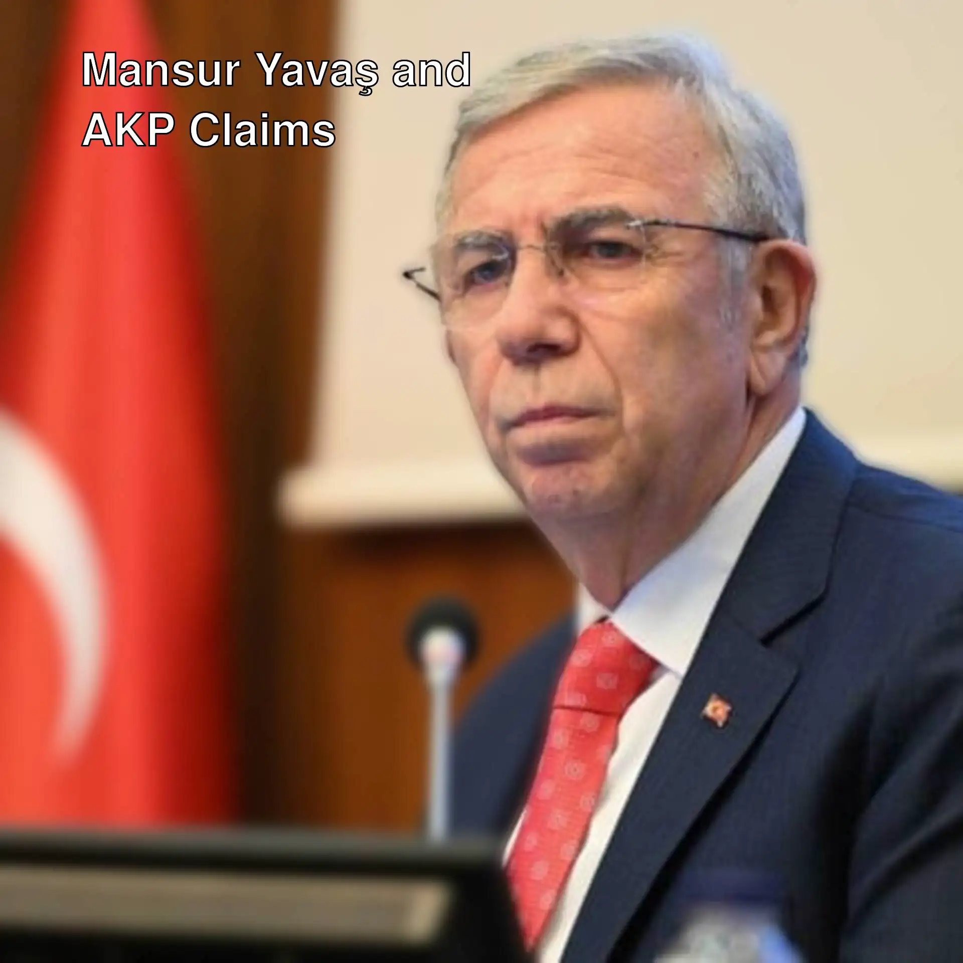 Mansur Yavaş, a man in a suit. Mansur Yavaş, a man in a suit.