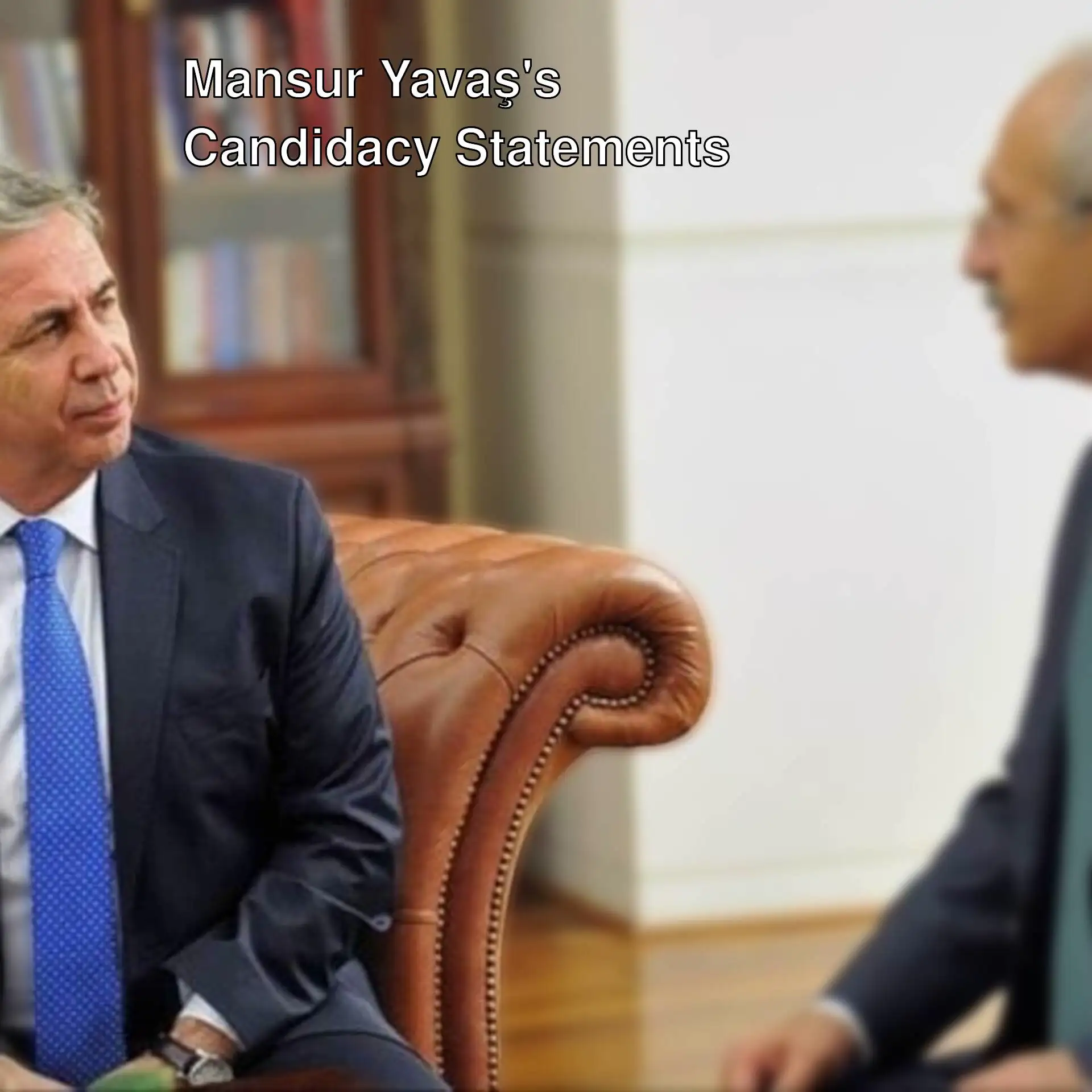 Mansur Yavaş and Kemal Kılıçdaroğlu together. Mansur Yavaş and Kemal Kılıçdaroğlu together.