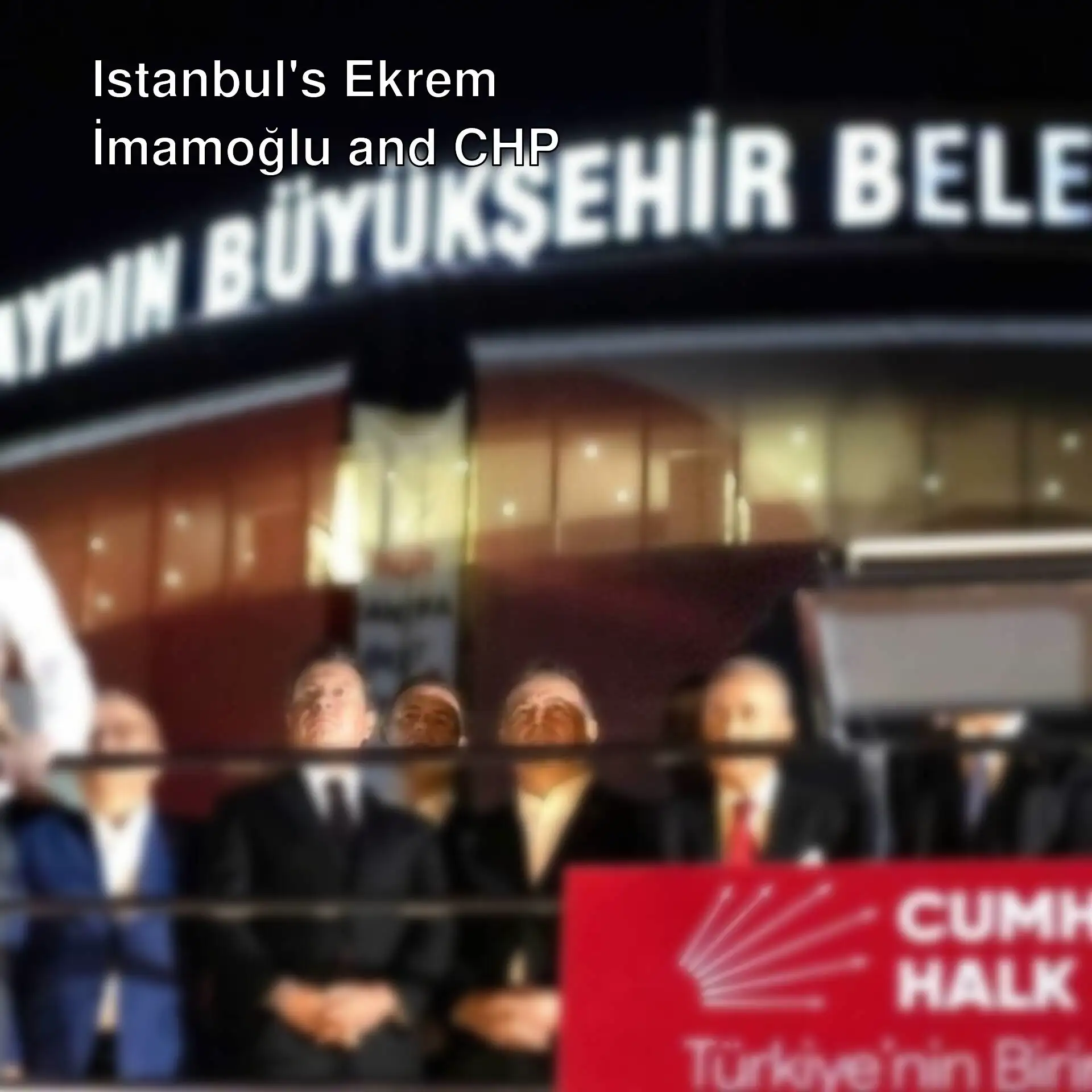 Özgür Özel speaking at a rally in Aydın. Özgür Özel speaking at a rally in Aydın.