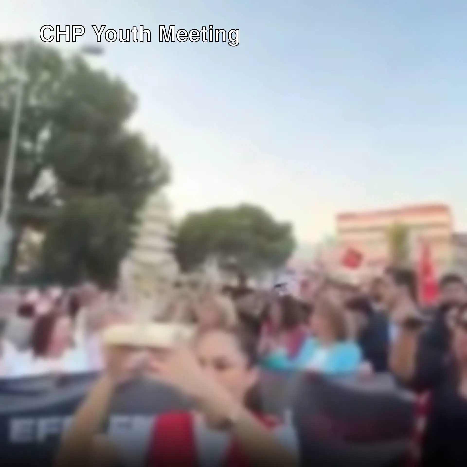 A group of people at the CHP Youth rally in Aydın. A group of people at the CHP Youth rally in Aydın.