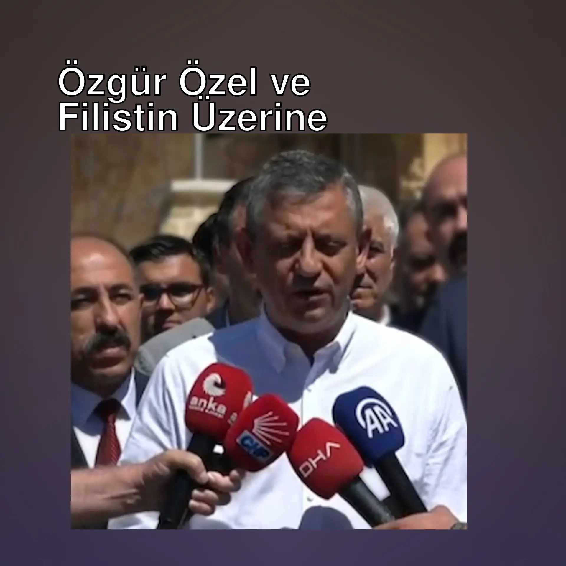 Özgür Özel, basın toplantısında konuşuyor. Özgür Özel, basın toplantısında konuşuyor.