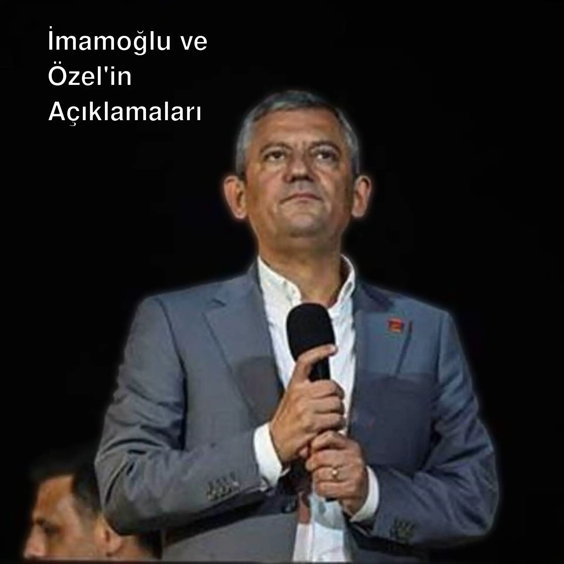 Özgür Özel, CHP mitinginde konuşma yapıyor. Özgür Özel, CHP mitinginde konuşma yapıyor.