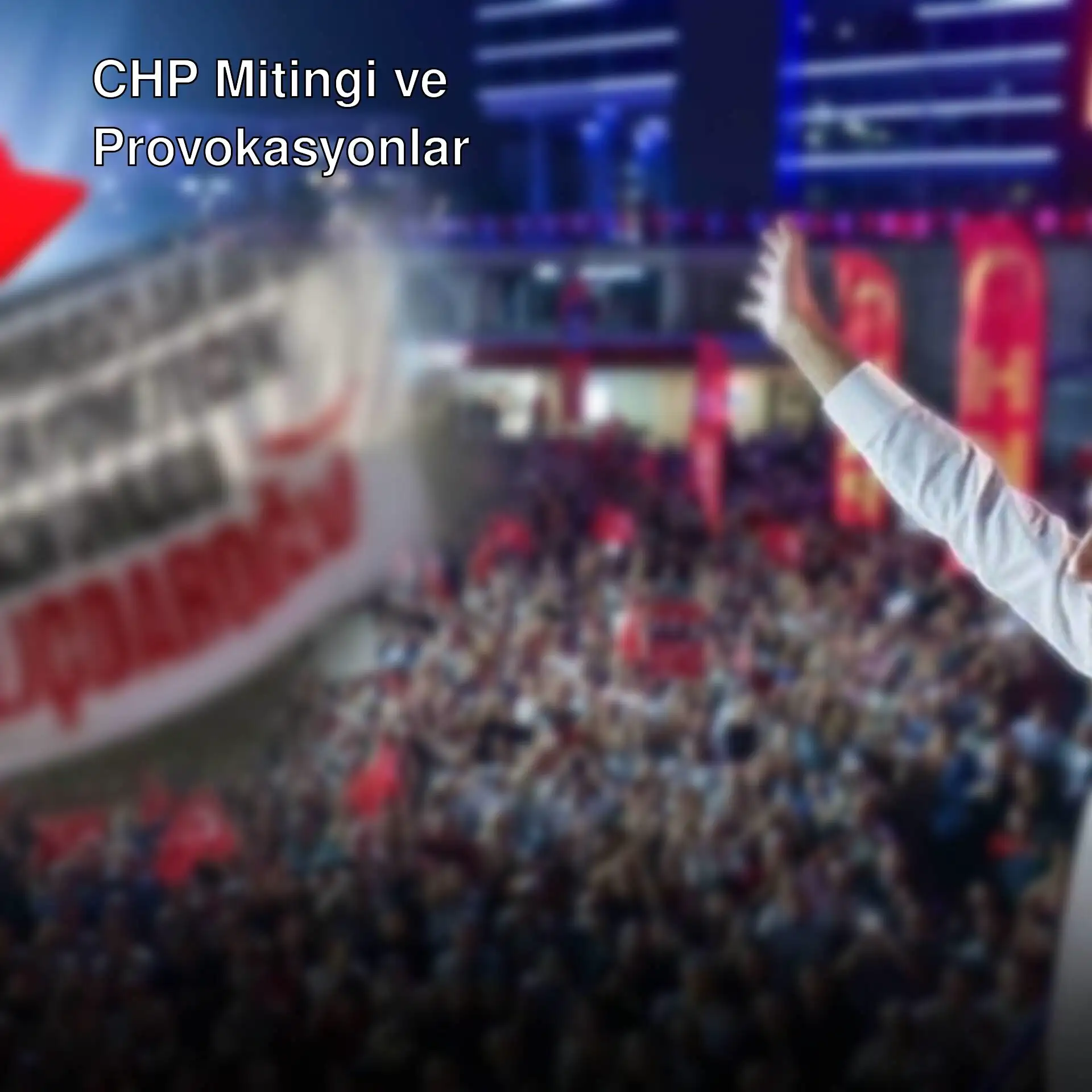 CHP Kadıköy mitingi öncesi bir kalabalık.