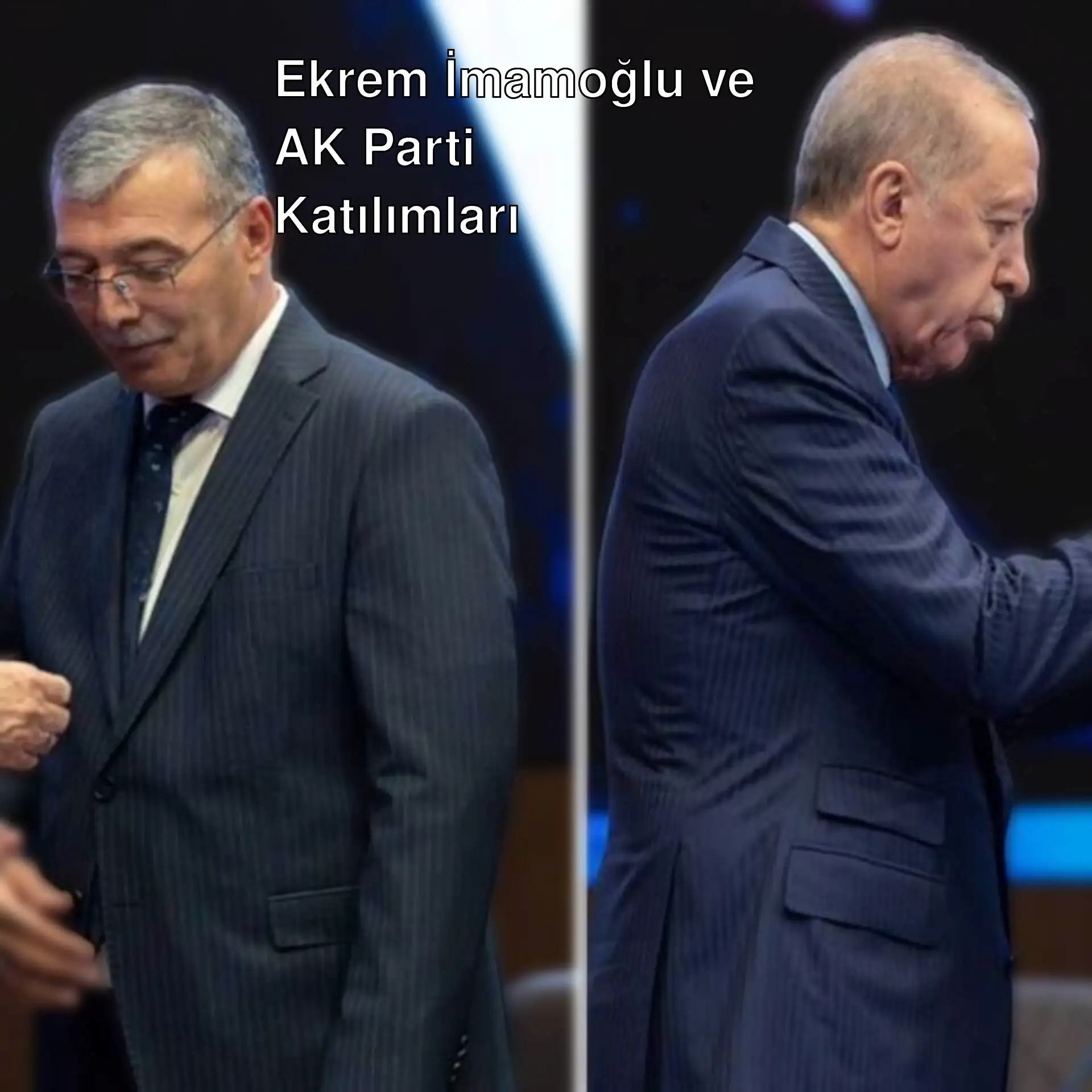 Cumhurbaşkanı Erdoğan, AK Parti'ye katılan belediye başkanlarına rozet takıyor.