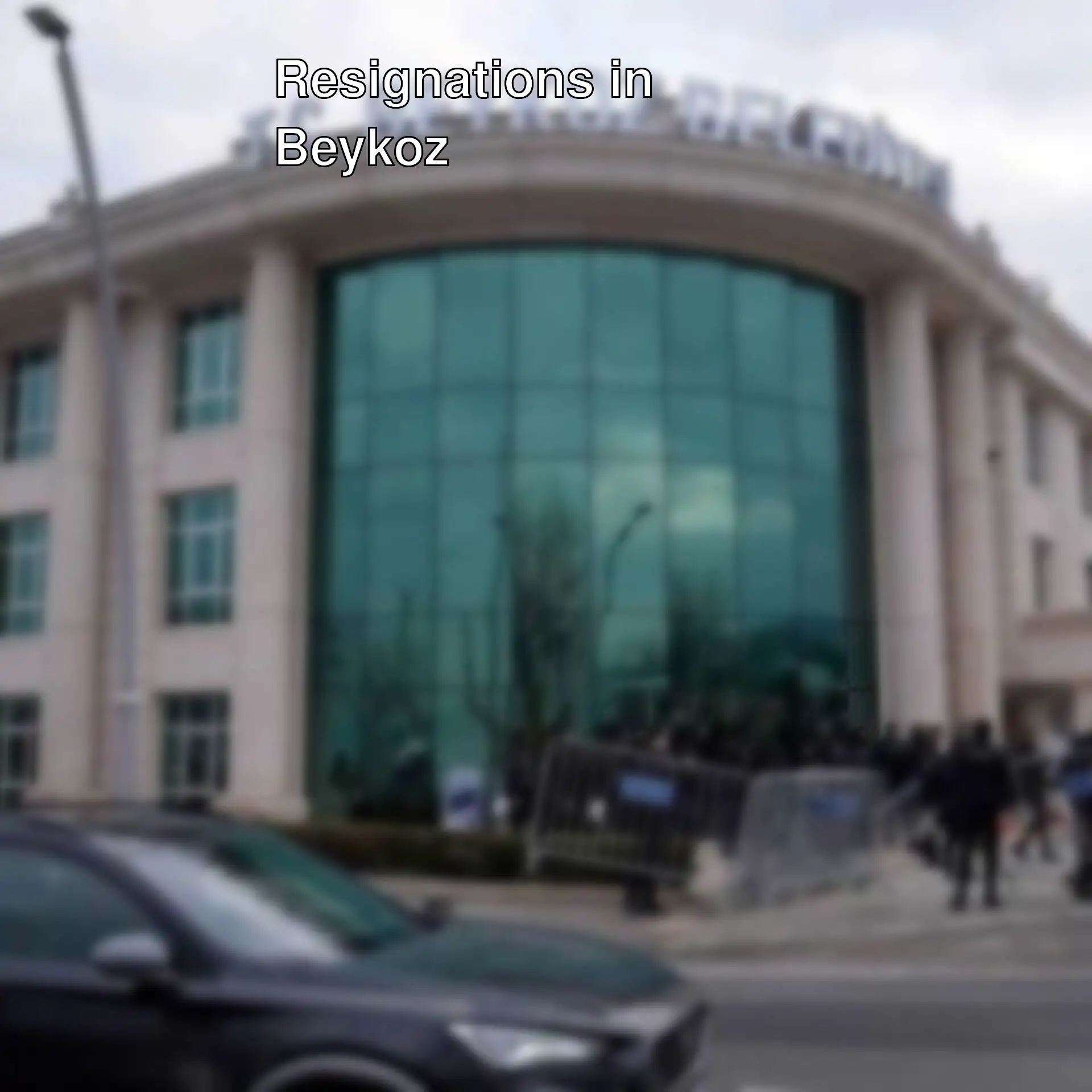 A group of people outside of a building.