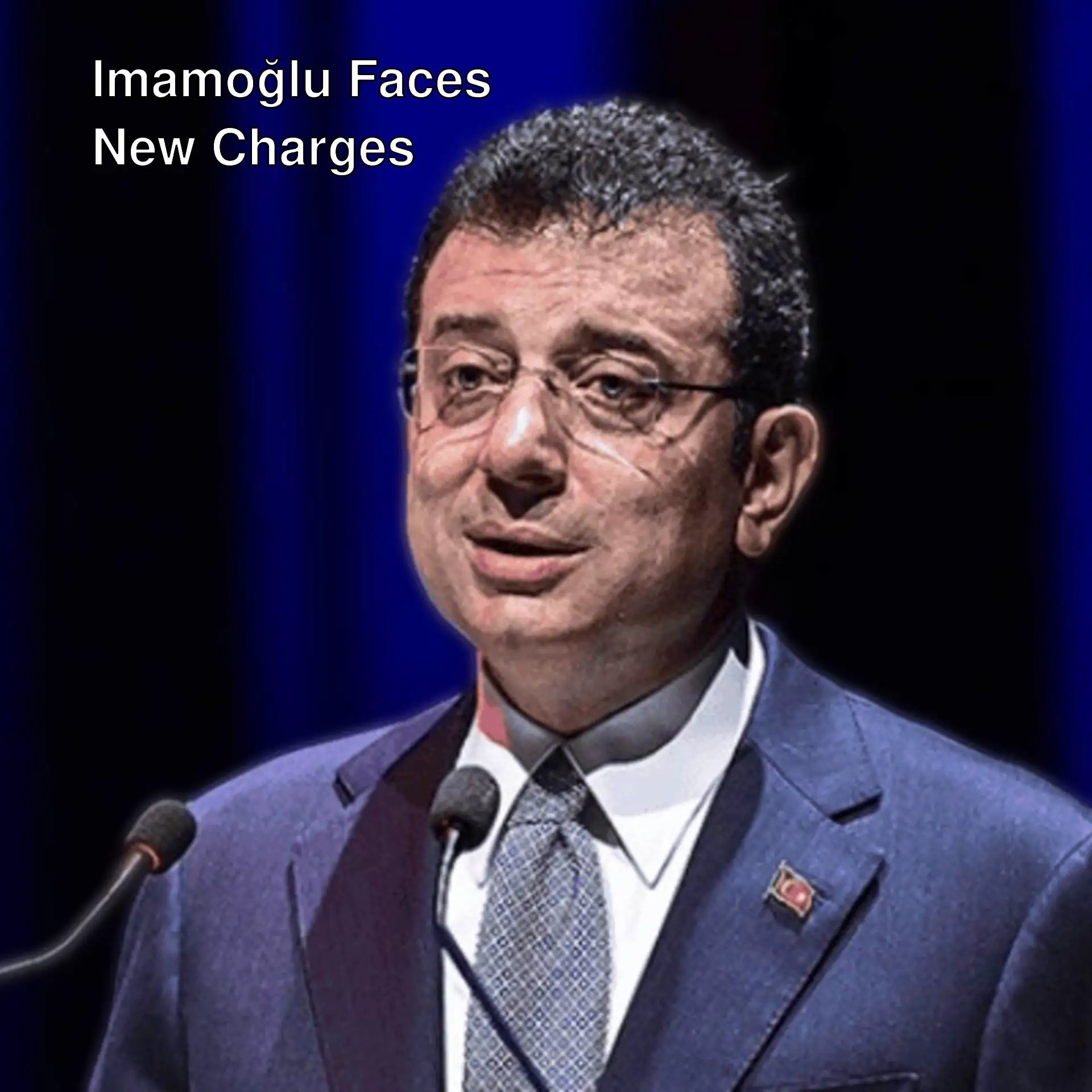 Ekrem İmamoğlu posing in formal attire.