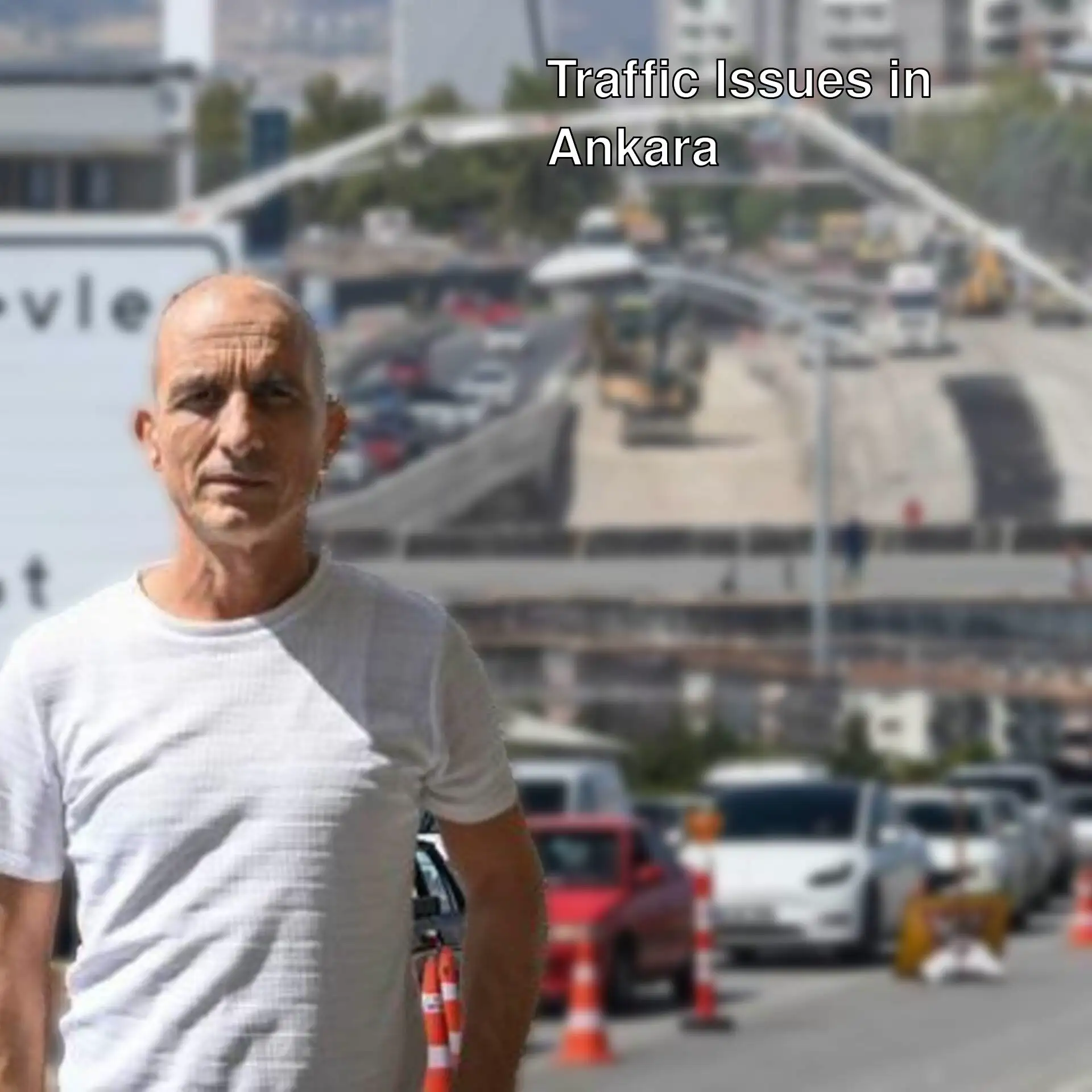 Traffic issues and bridge intersection works in Ankara. Traffic issues and bridge intersection works in Ankara.