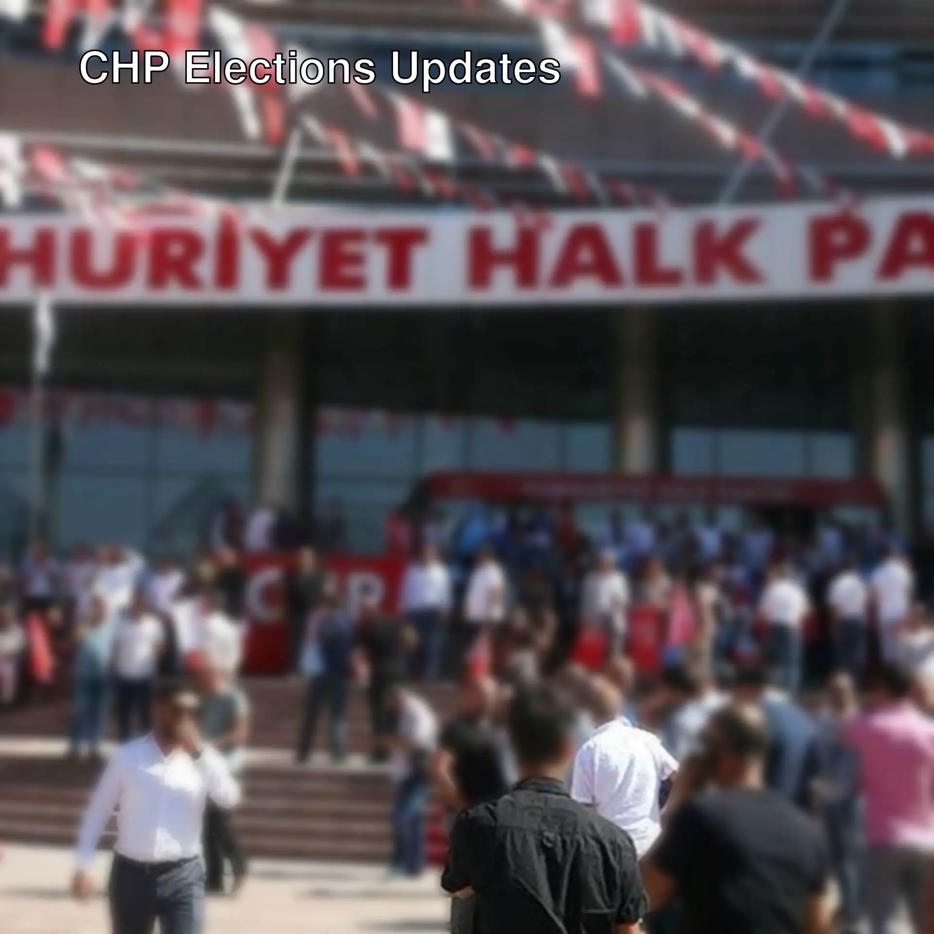 Participants at the CHP's 22nd Extraordinary Congress.