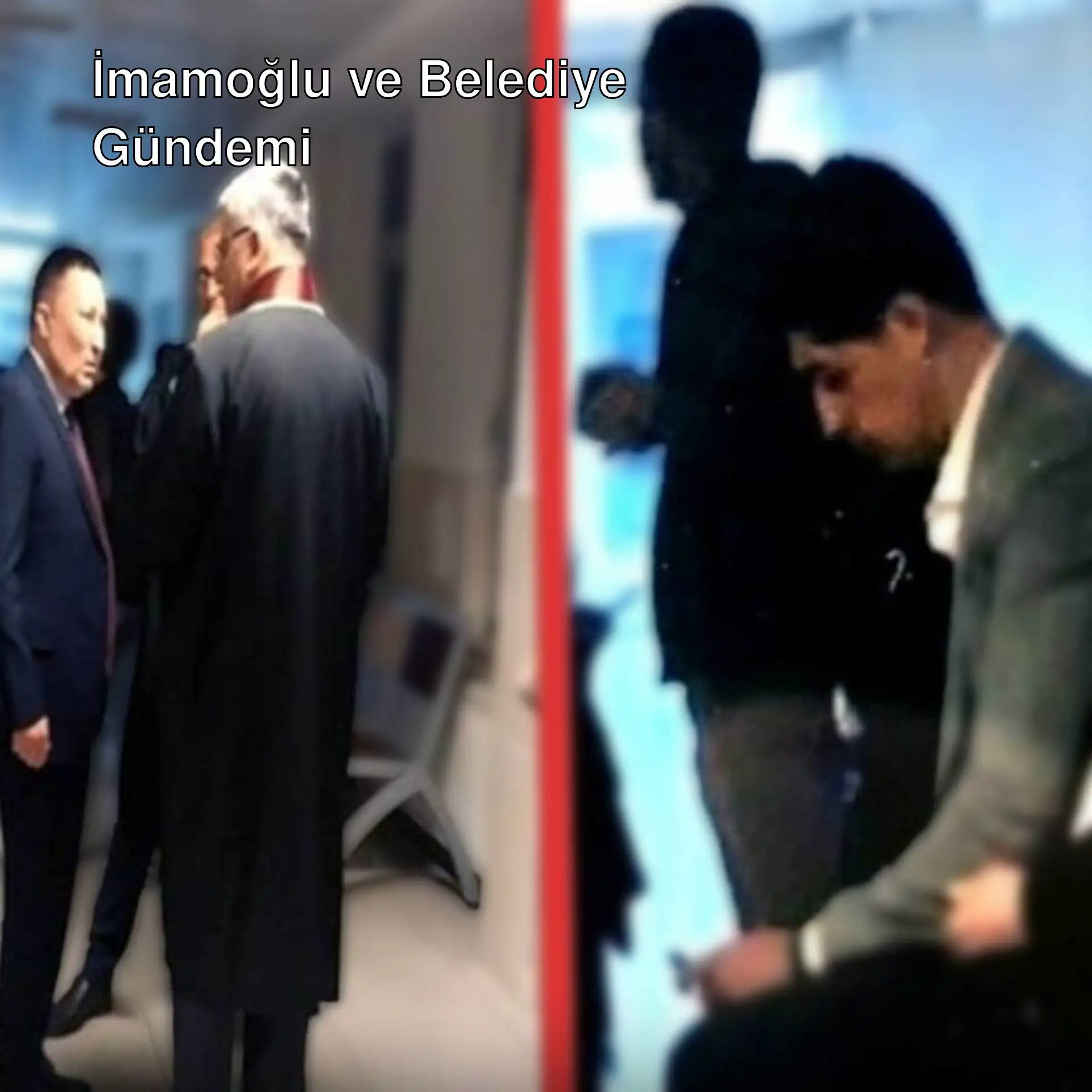 Ekrem İmamoğlu ve belediye yönetimi ile ilgili bir görüntü.