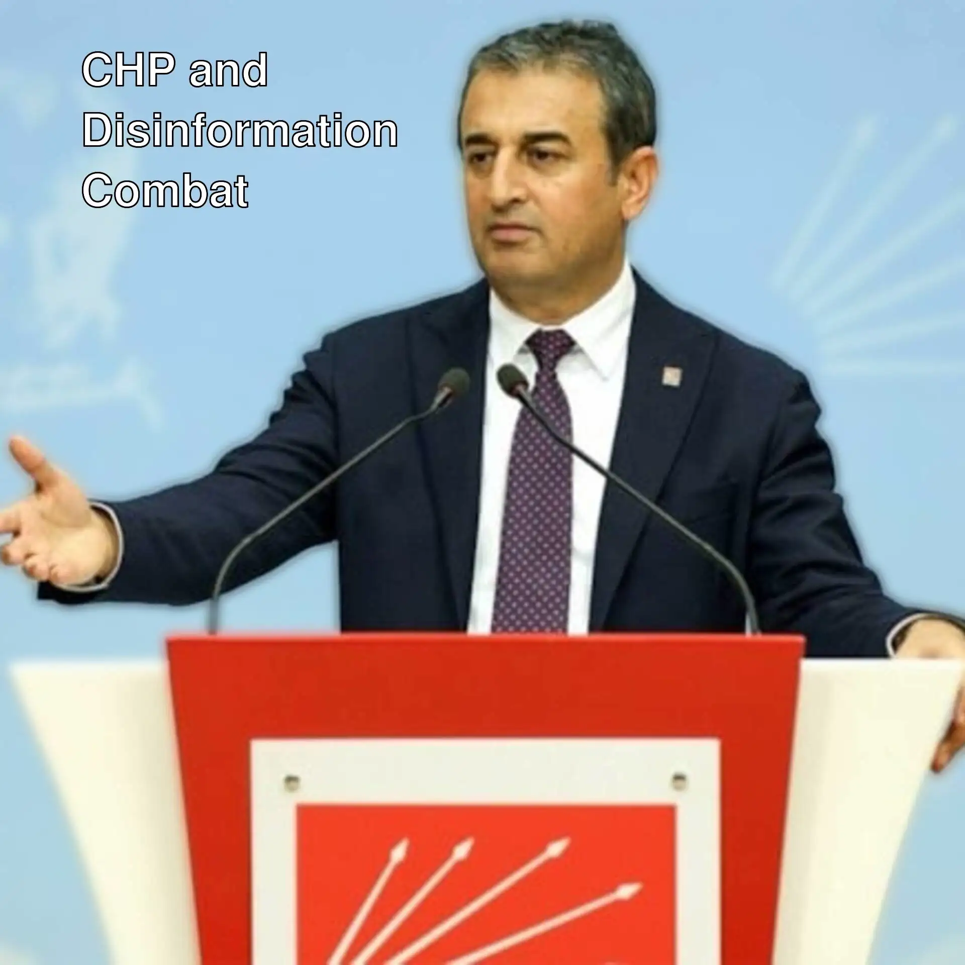 CHP Deputy Chairman Burhanettin Bulut at a press conference.