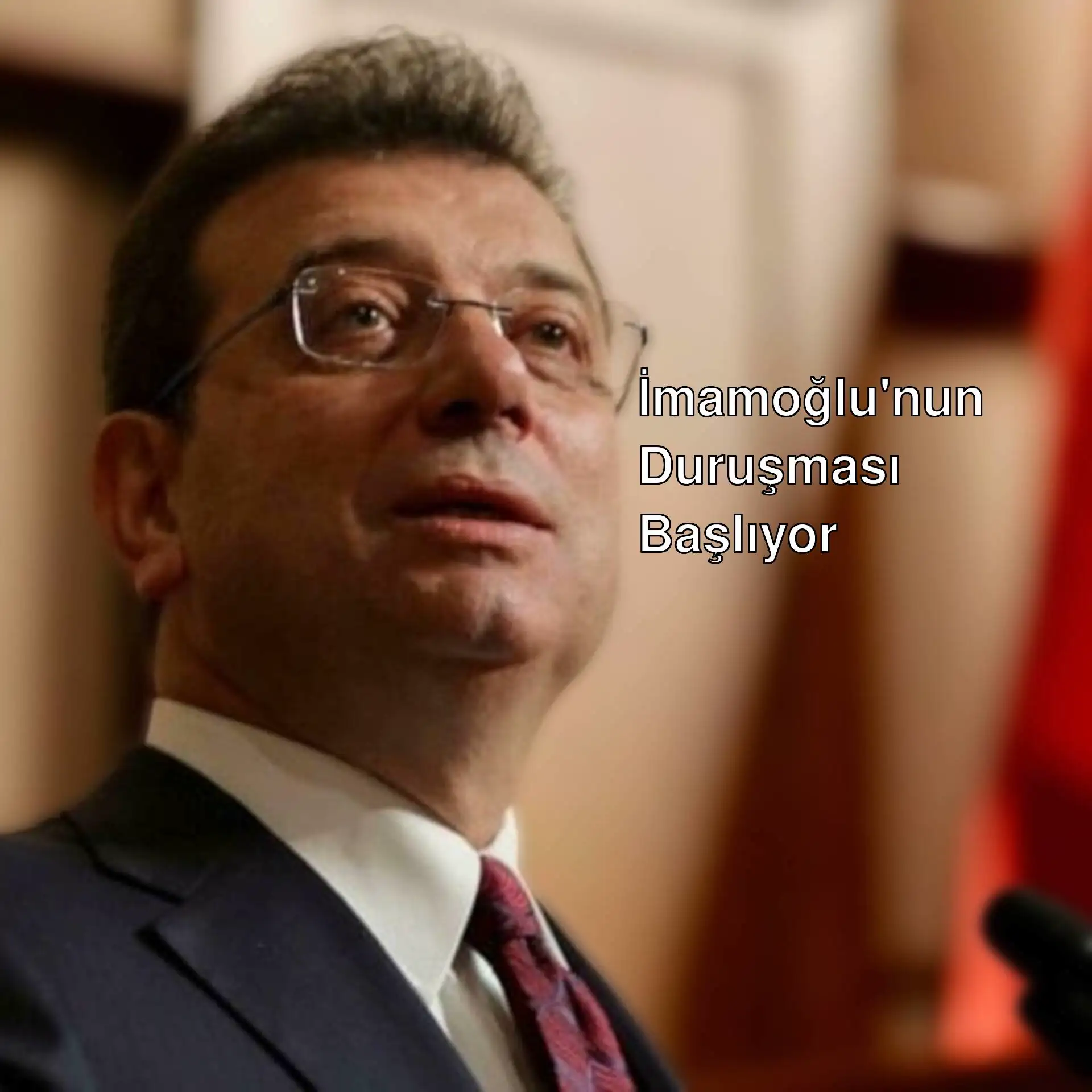 İmamoğlu, duruşma öncesi hazırlık yapıyor.