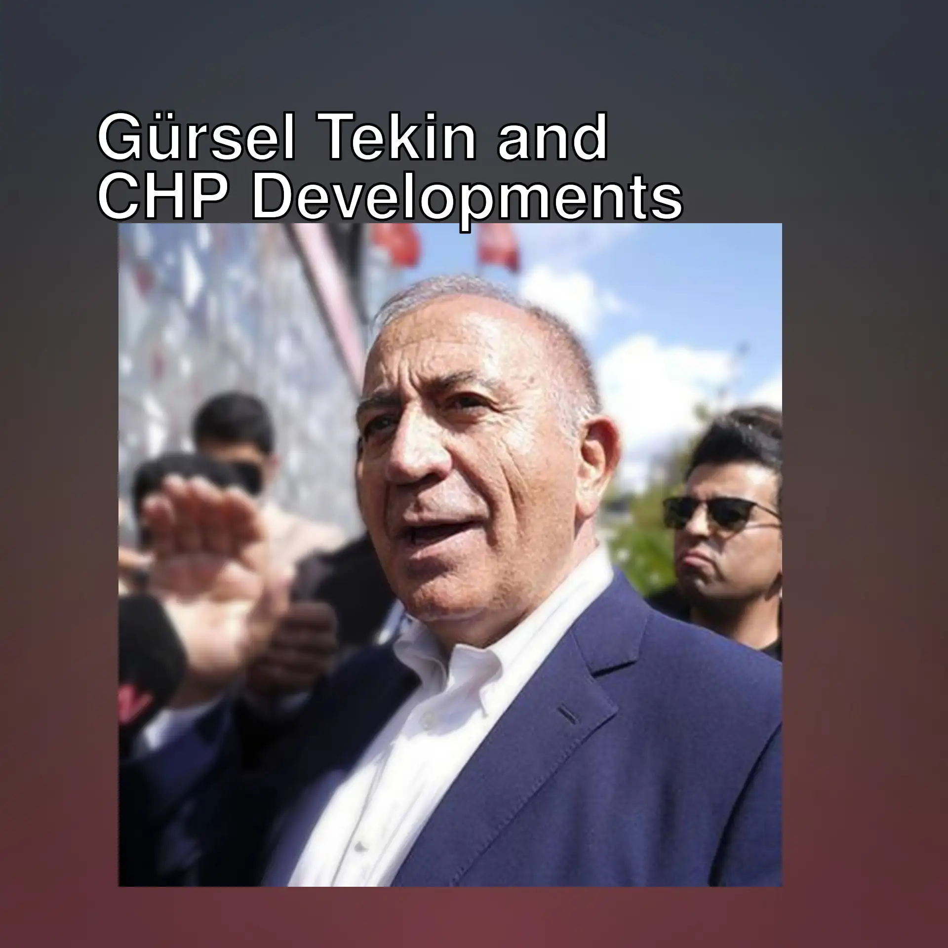 Gürsel Tekin holding a microphone Gürsel Tekin holding a microphone