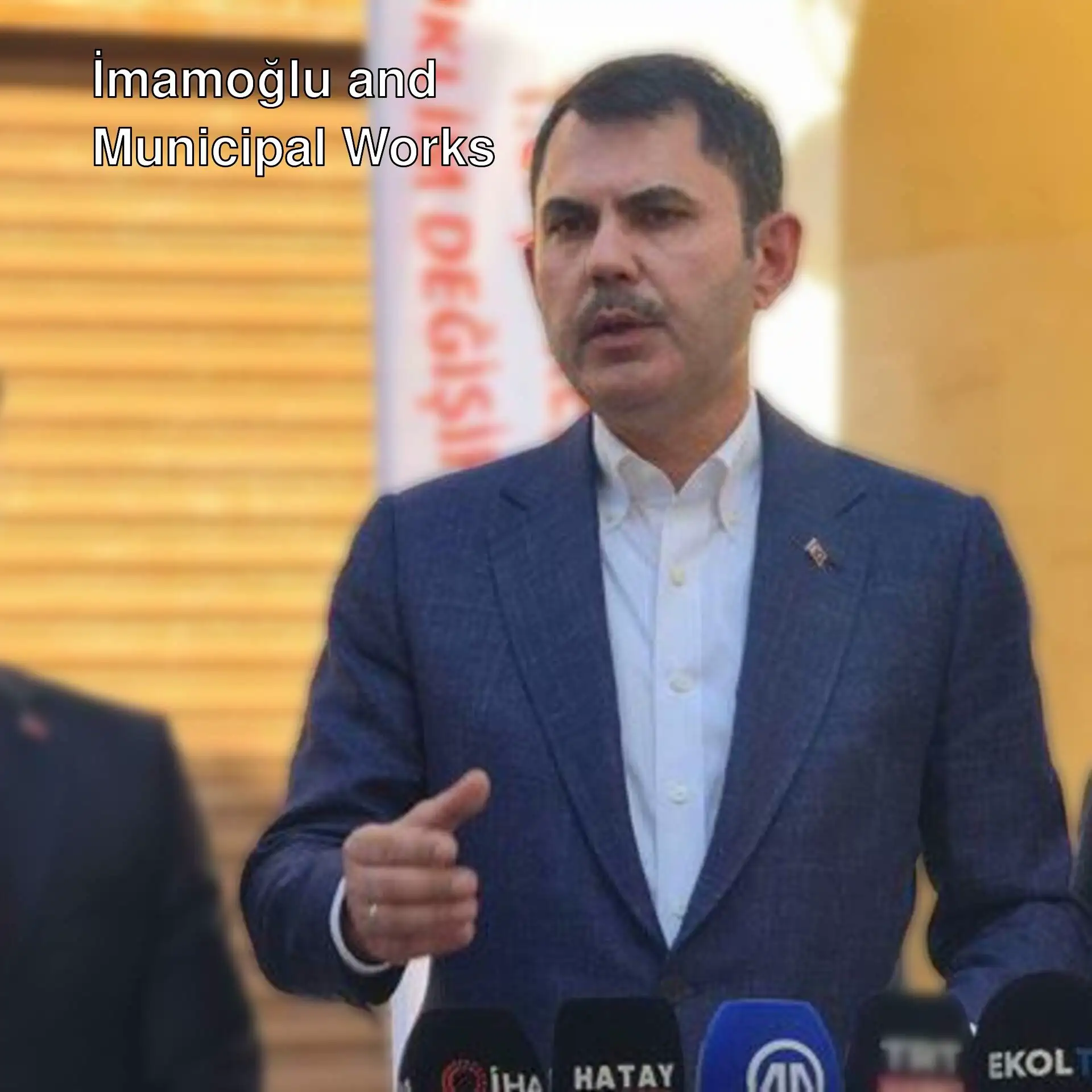 Ekrem İmamoğlu and mayors at a press conference. Ekrem İmamoğlu and mayors at a press conference.