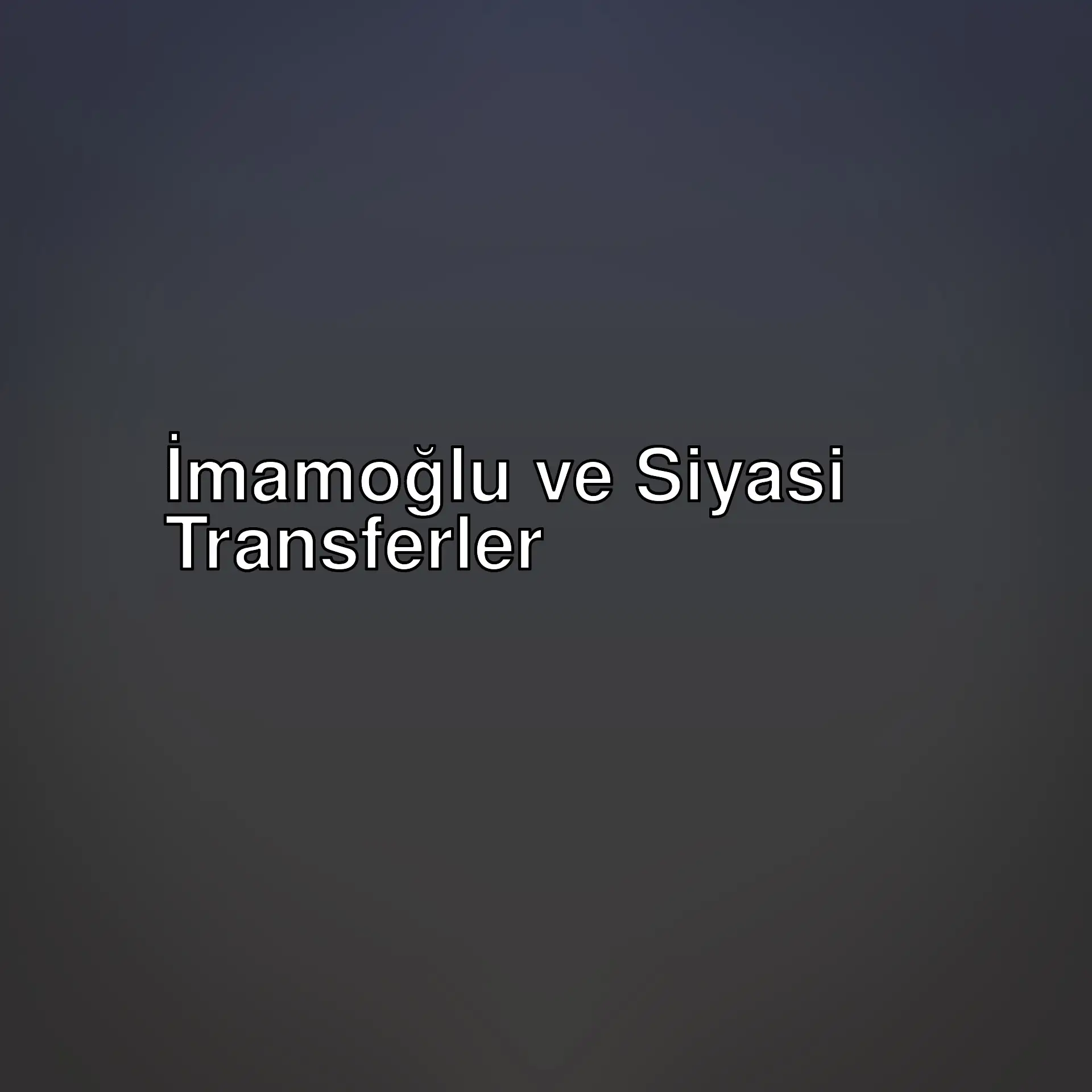 İmamoğlu'nun siyasi durumu ve transferler üzerine yapılan yorumlar dikkat çekiyor. Seçmen iradesine saygı ve siyasi etik konuları tartışılıyor. İmamoğlu'nun siyasi durumu ve transferler üzerine yapılan yorumlar dikkat çekiyor. Seçmen iradesine saygı ve siyasi etik konuları tartışılıyor.