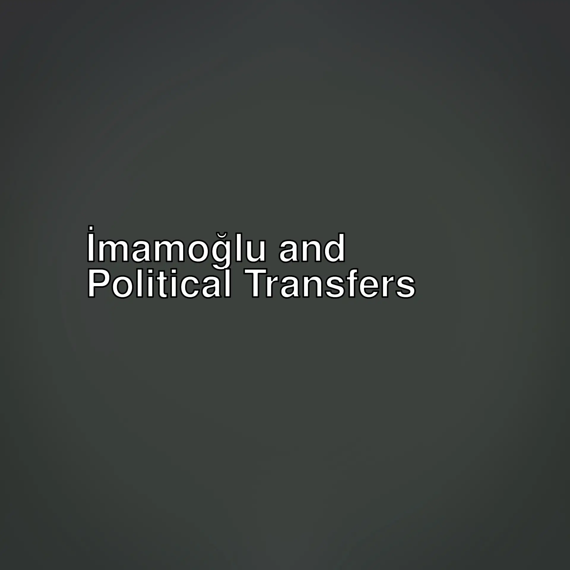 Discussions about İmamoğlu's political situation and transfers are drawing attention. Issues of respect for voter will and political ethics are being debated. Discussions about İmamoğlu's political situation and transfers are drawing attention. Issues of respect for voter will and political ethics are being debated.