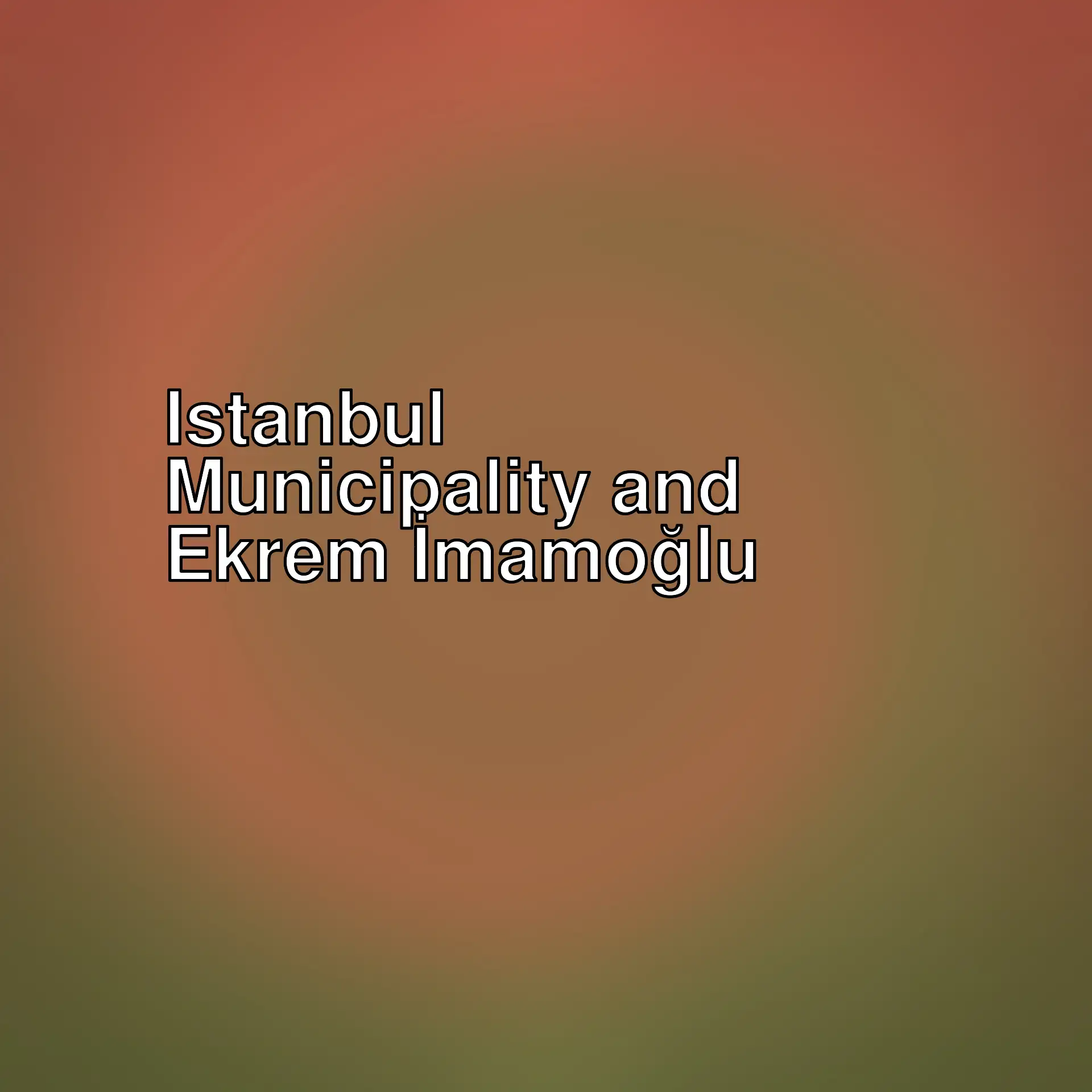 Recent developments regarding Ekrem İmamoğlu and Istanbul Municipality, focusing on the importance of public will. This article discusses the political atmosphere in Istanbul and the struggle to uphold the people's will.