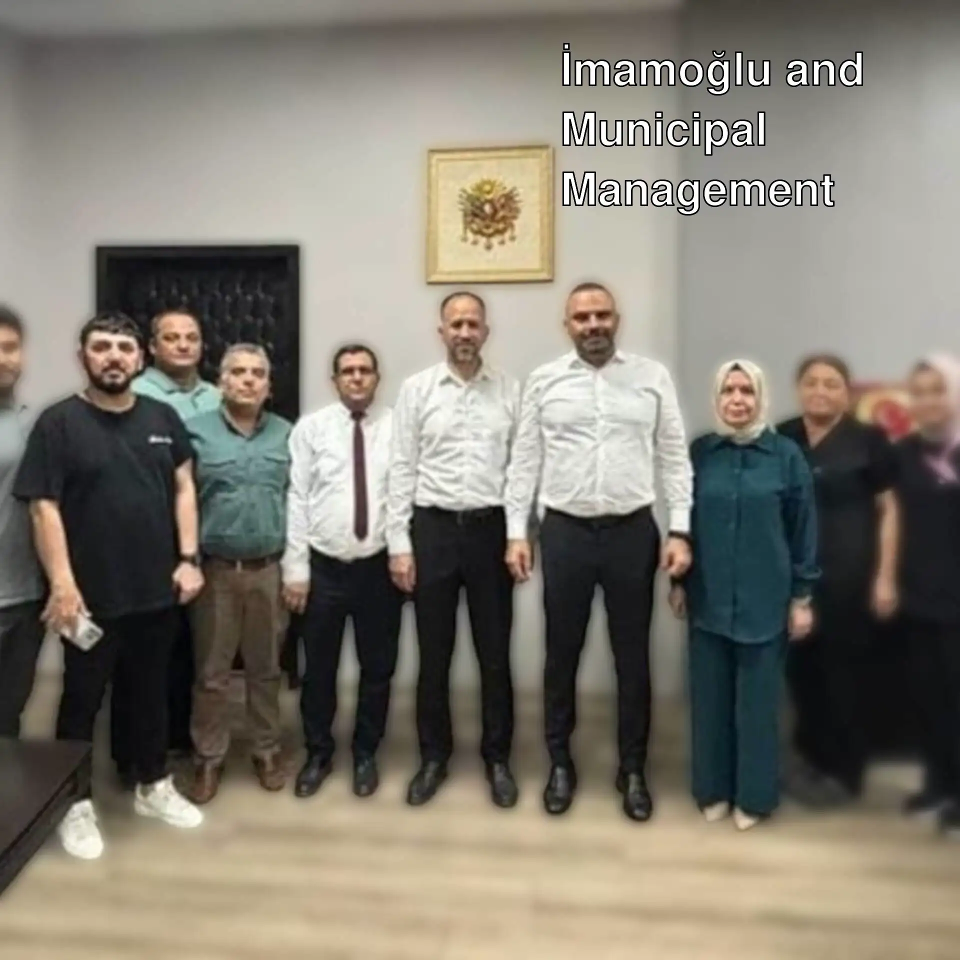 Erdemli AKP District President Ali Mustafa Poş met with hospital management. Erdemli AKP District President Ali Mustafa Poş met with hospital management.