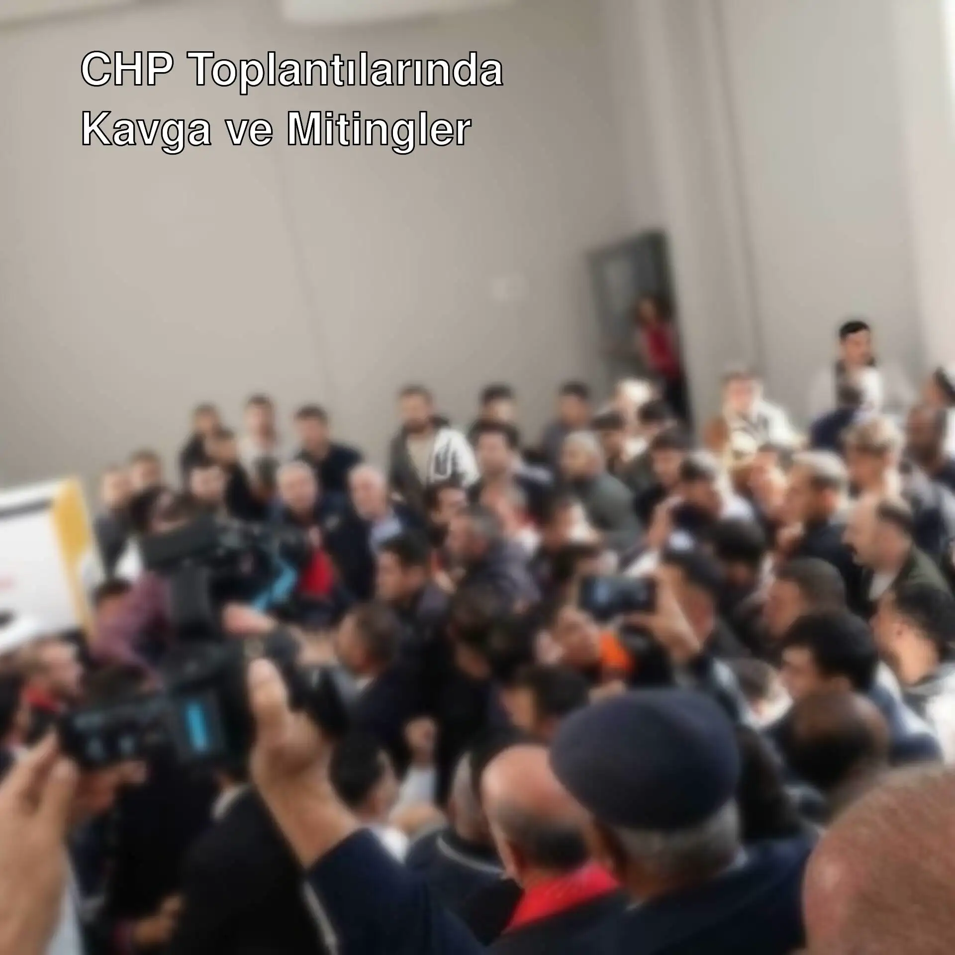 CHP kongresinde partililer arasında gergin anlar yaşandı.