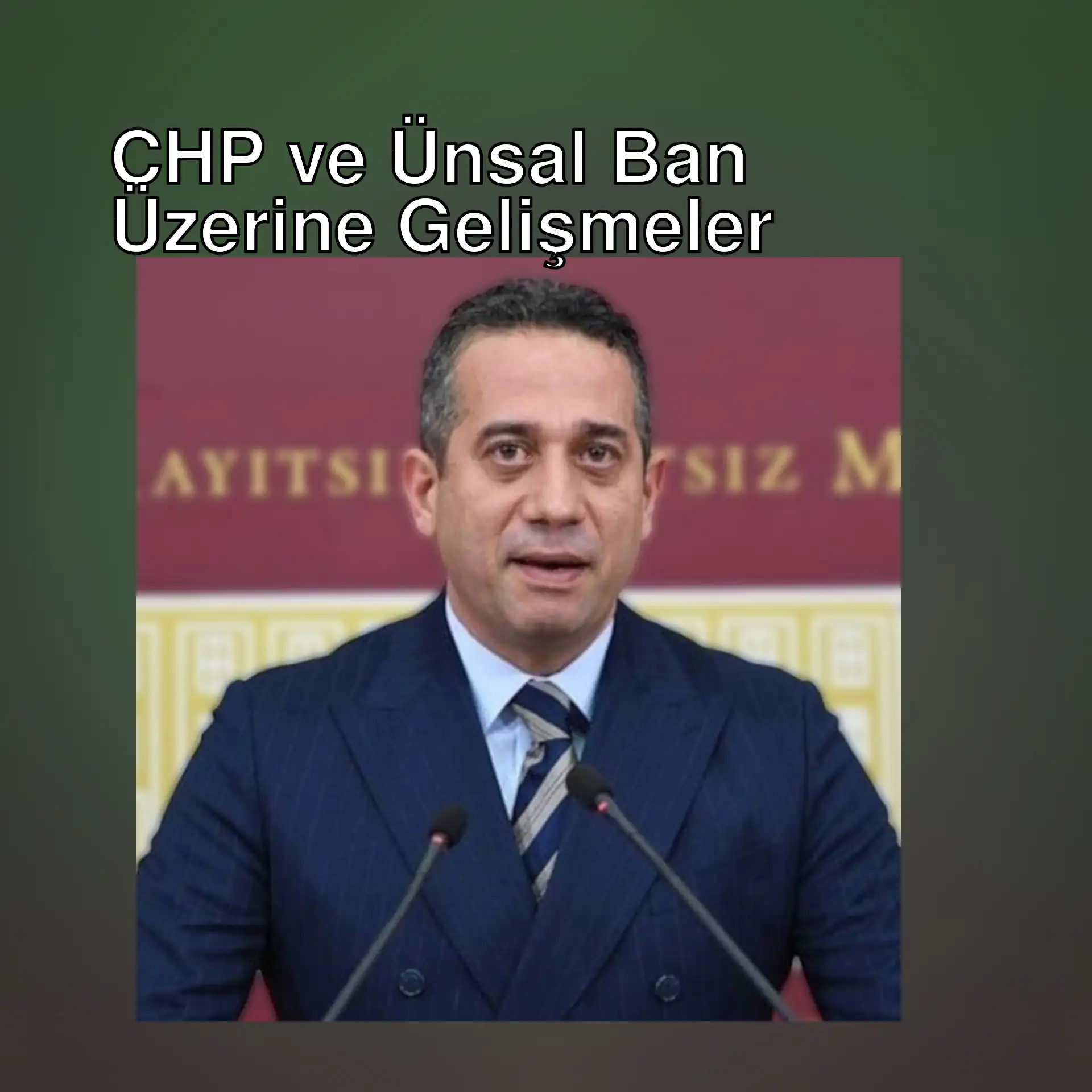 Ali Mahir Başarır basın toplantısında konuşuyor.