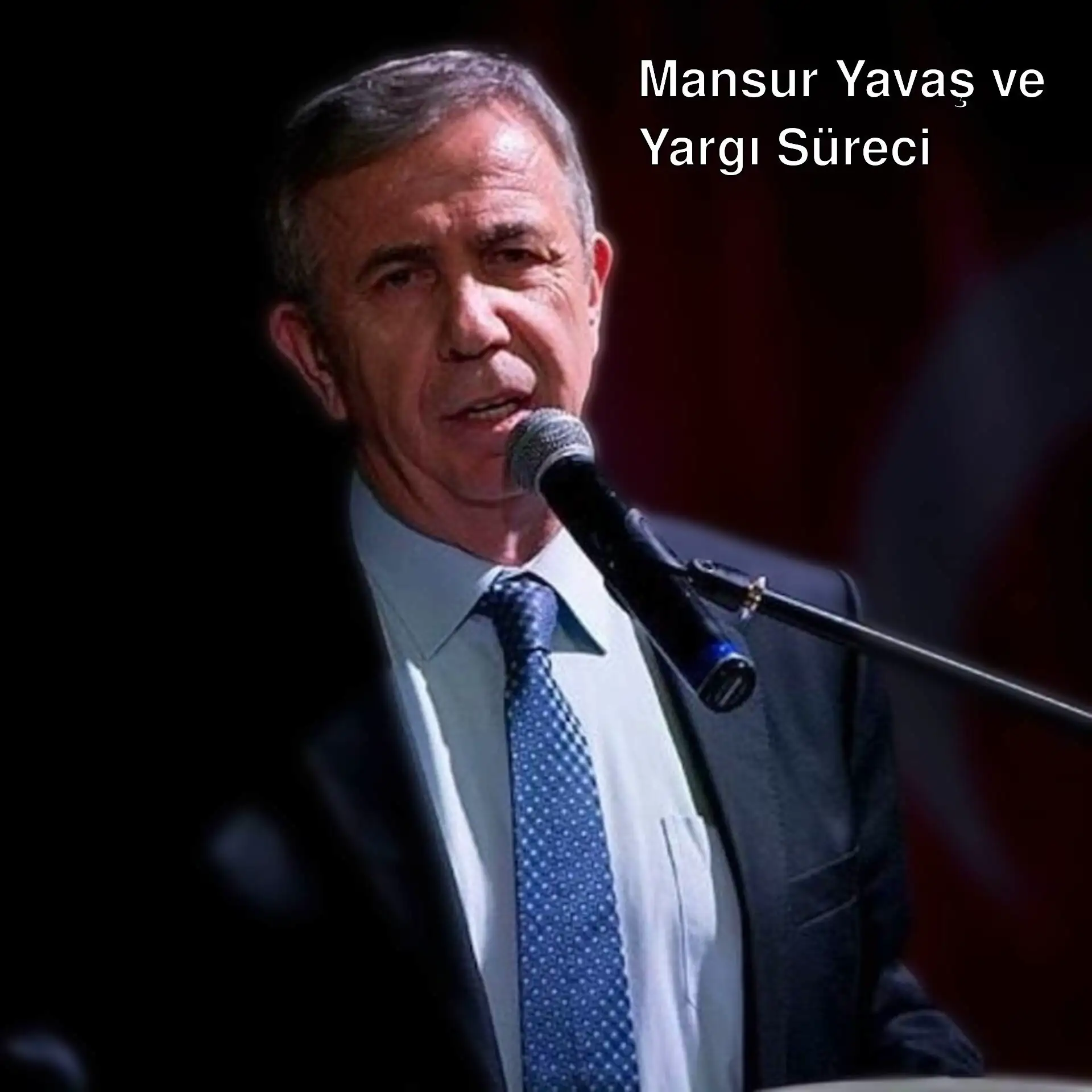 Mansur Yavaş, basın toplantısında konuşuyor.