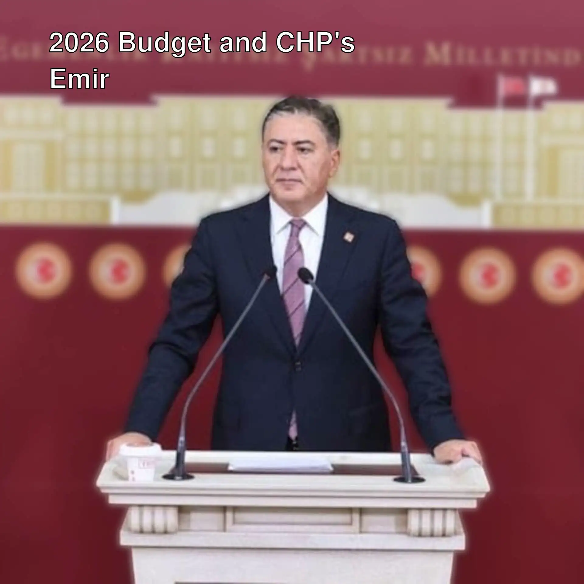 CHP Deputy Murat Emir evaluates the 2026 budget. CHP Deputy Murat Emir evaluates the 2026 budget.
