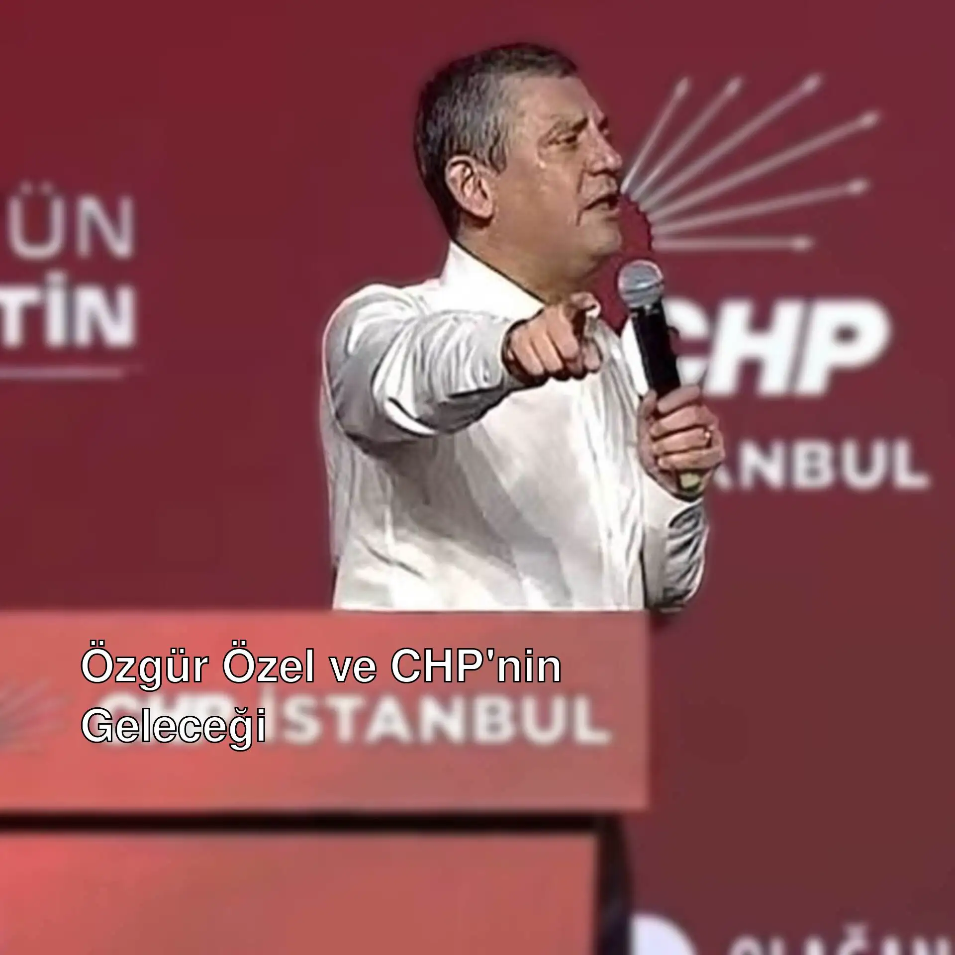 Özgür Özel, kürsüde konuşma yapıyor. Özgür Özel, kürsüde konuşma yapıyor.