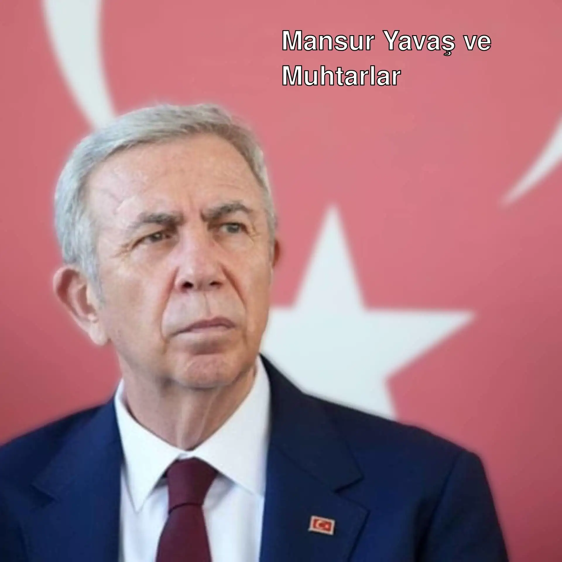 Mansur Yavaş, muhtarlar için mesaj veriyor. Mansur Yavaş, muhtarlar için mesaj veriyor.