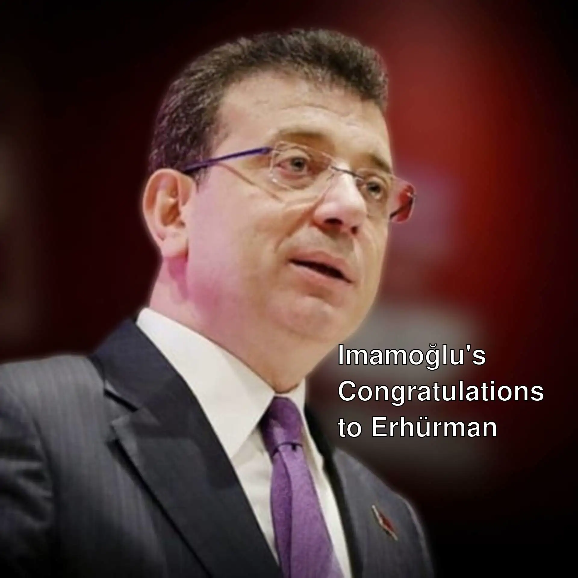 Imamoğlu congratulates Tufan Erhürman. Imamoğlu congratulates Tufan Erhürman.