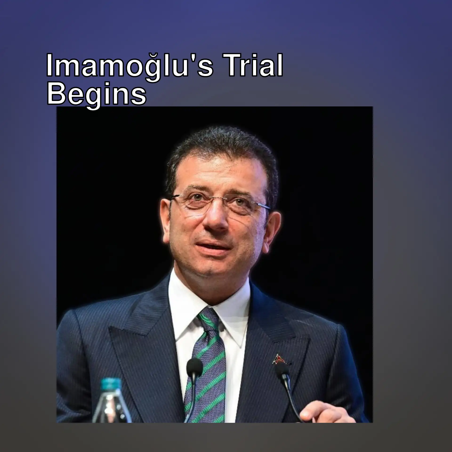 Ekrem İmamoğlu did not attend the hearing.