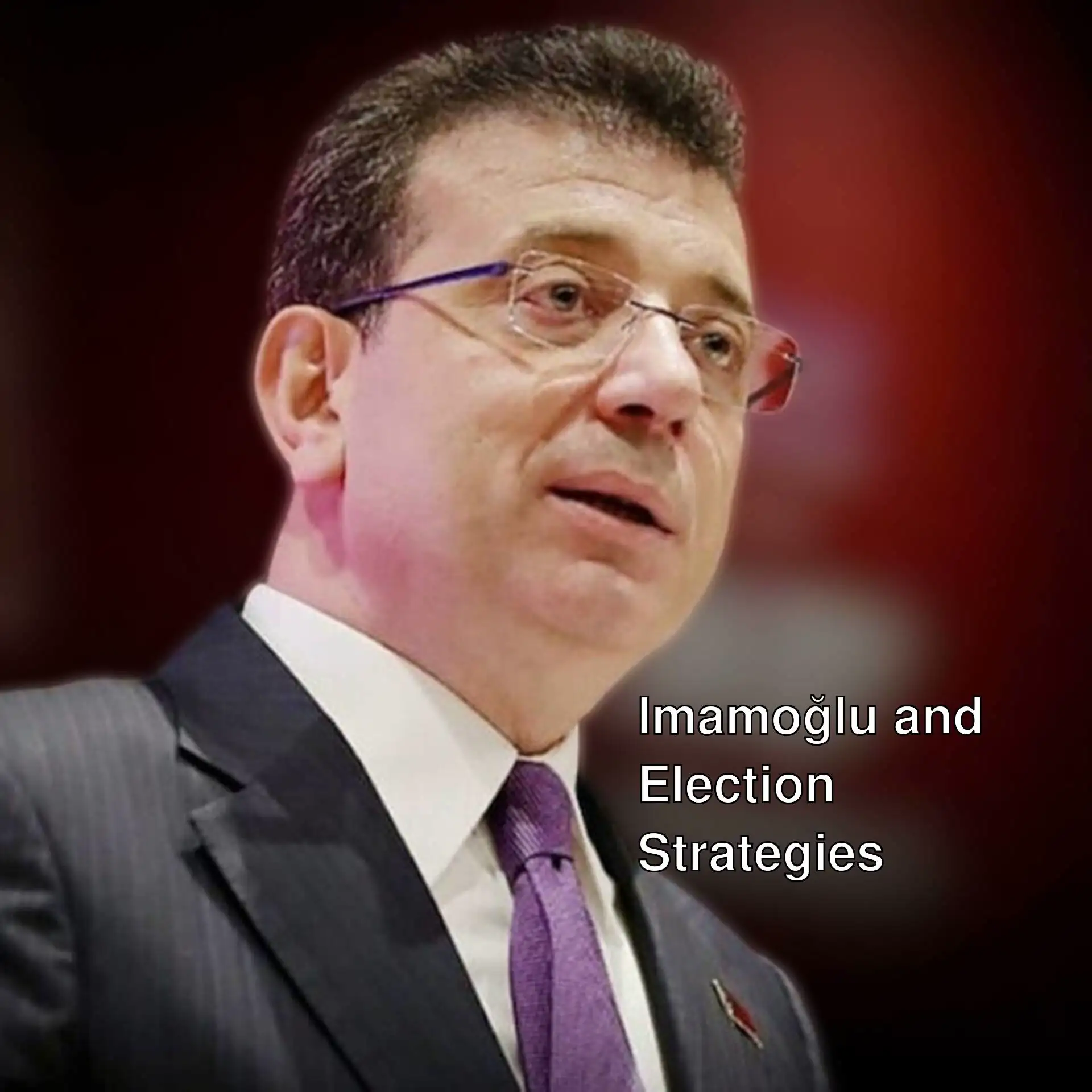 Ekrem İmamoğlu, CHP's presidential candidate. Ekrem İmamoğlu, CHP's presidential candidate.