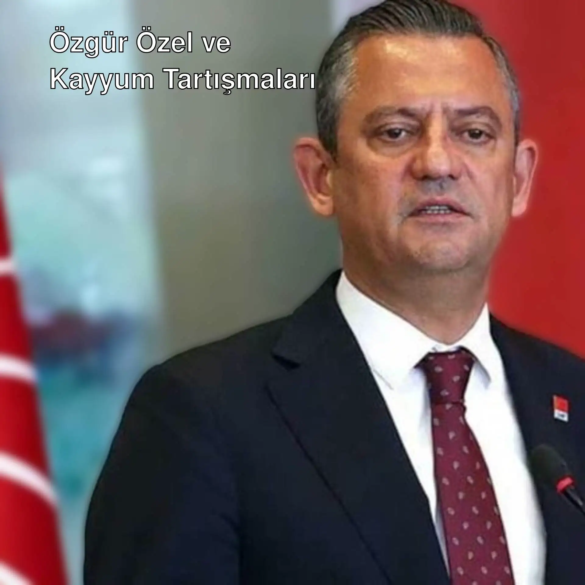 Özgür Özel, kayyum atamasına tepki gösteriyor. Özgür Özel, kayyum atamasına tepki gösteriyor.