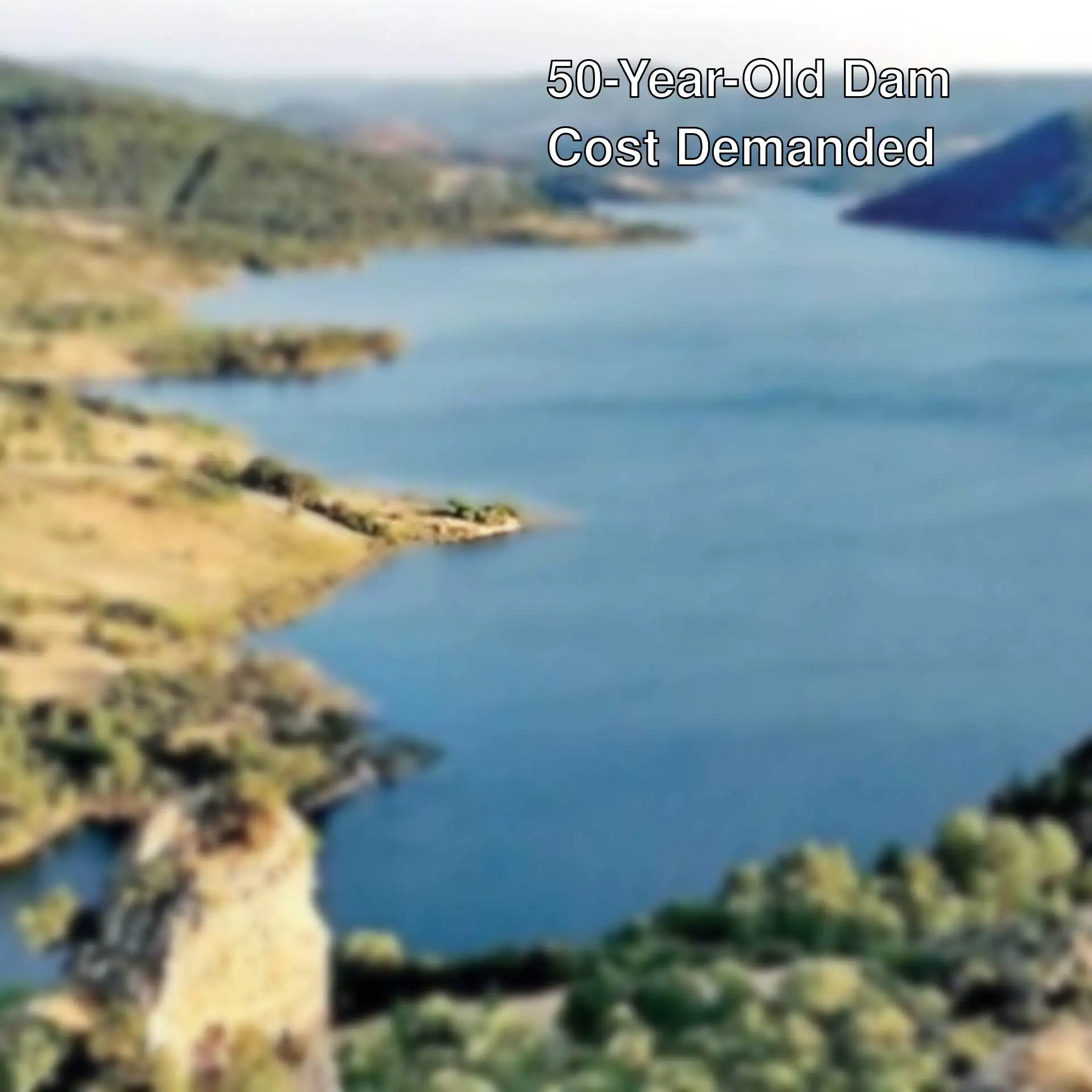 A lake surrounded by hills. A lake surrounded by hills.