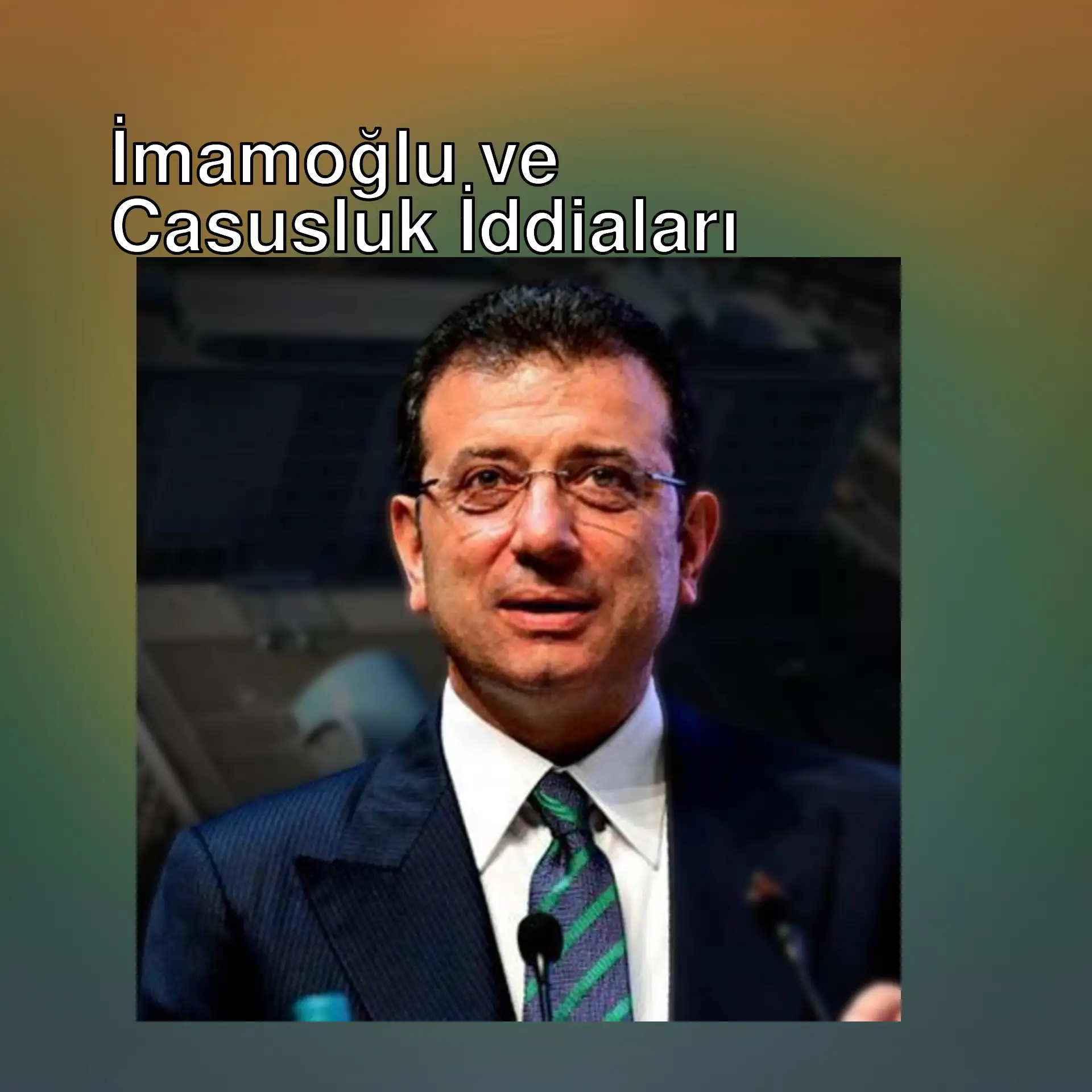 Ekrem İmamoğlu, casusluk soruşturması hakkında açıklama yapıyor. Ekrem İmamoğlu, casusluk soruşturması hakkında açıklama yapıyor.