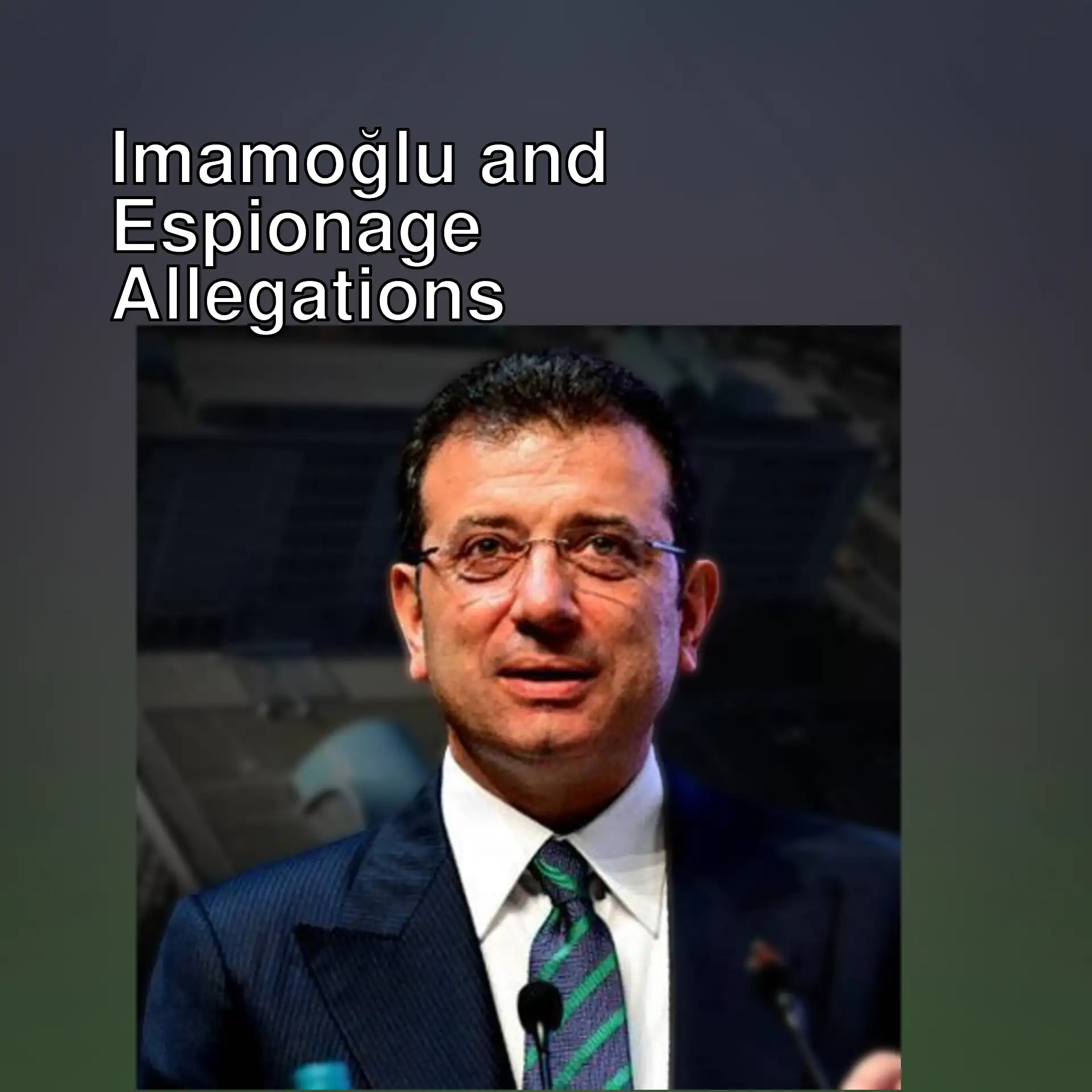 Ekrem İmamoğlu speaks about the espionage investigation. Ekrem İmamoğlu speaks about the espionage investigation.